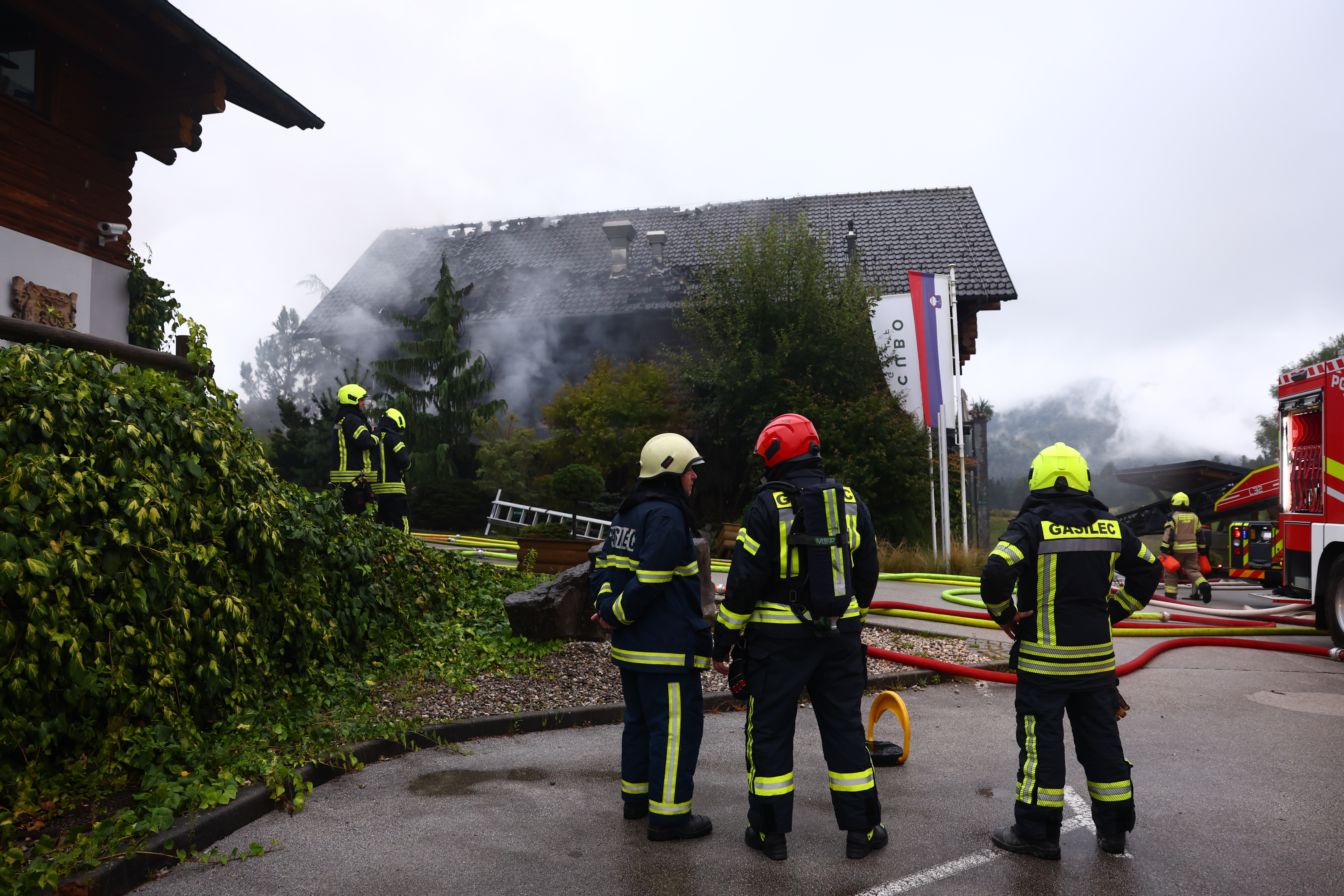 Požar, Smlednik, gašenje, gasilci