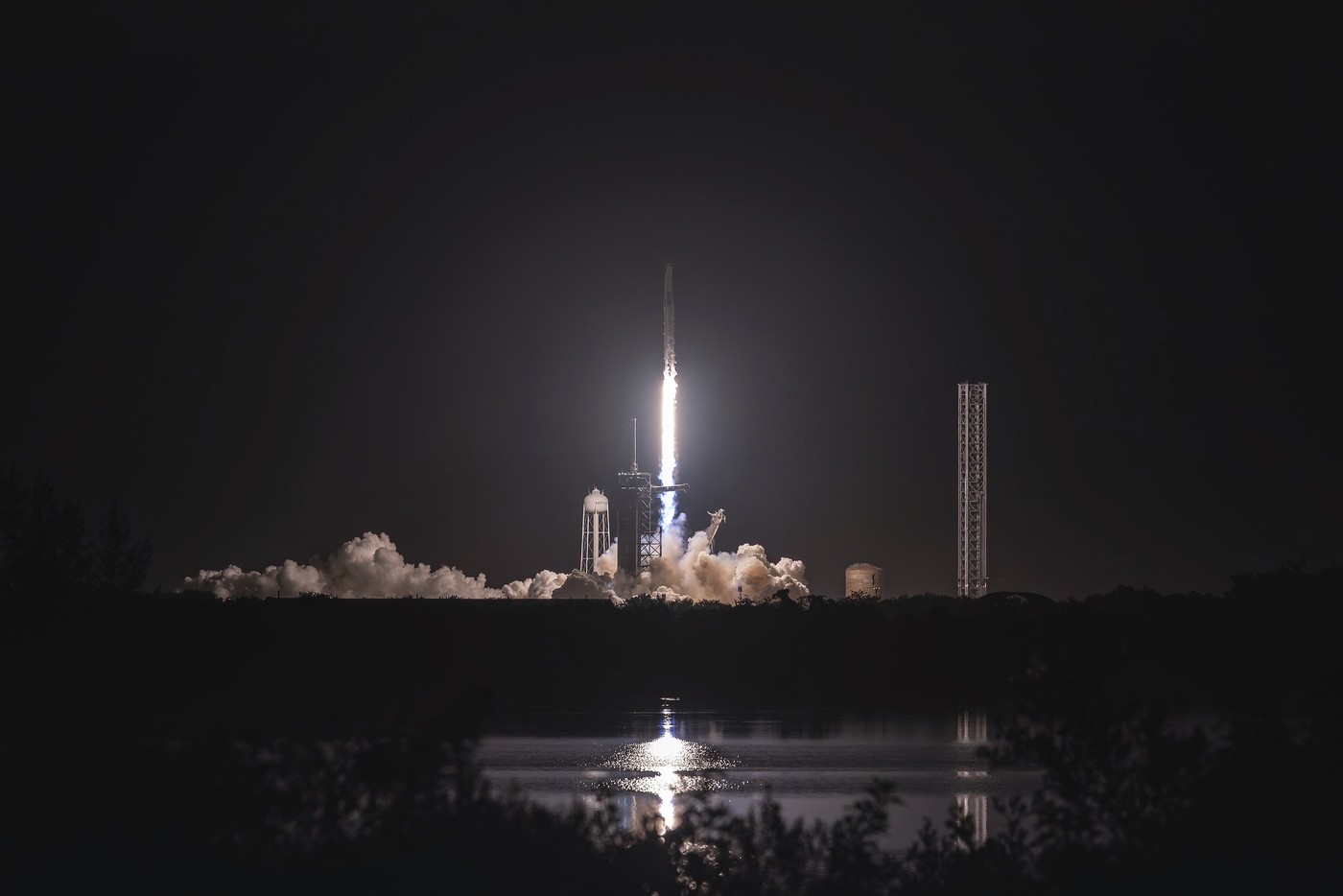 Polet posadke z raketo Falcon 9 (Foto: PROFIMEDIA)