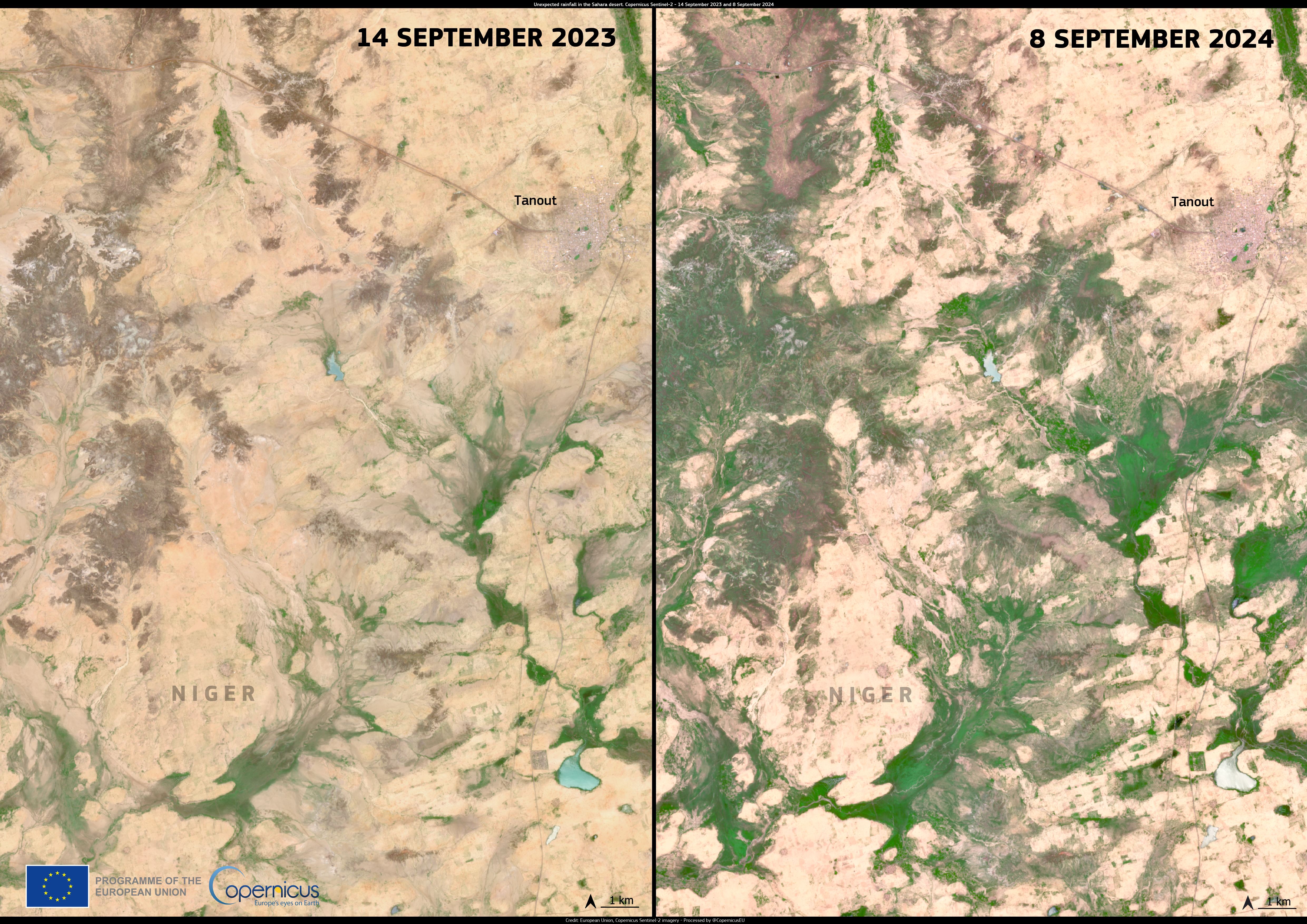satelitski posnetki Sahara