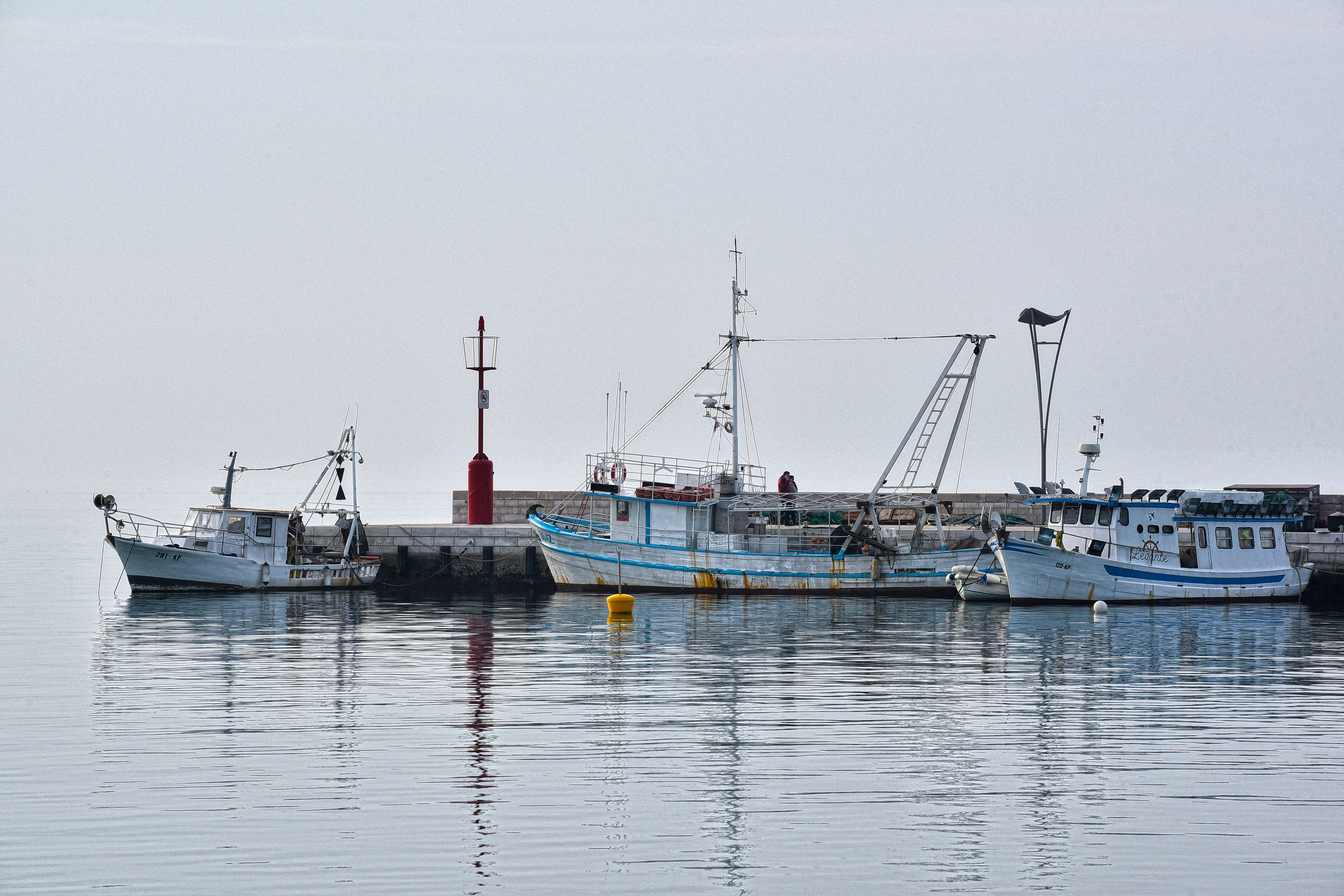 koper, pristanišče, morje, ladje, barke