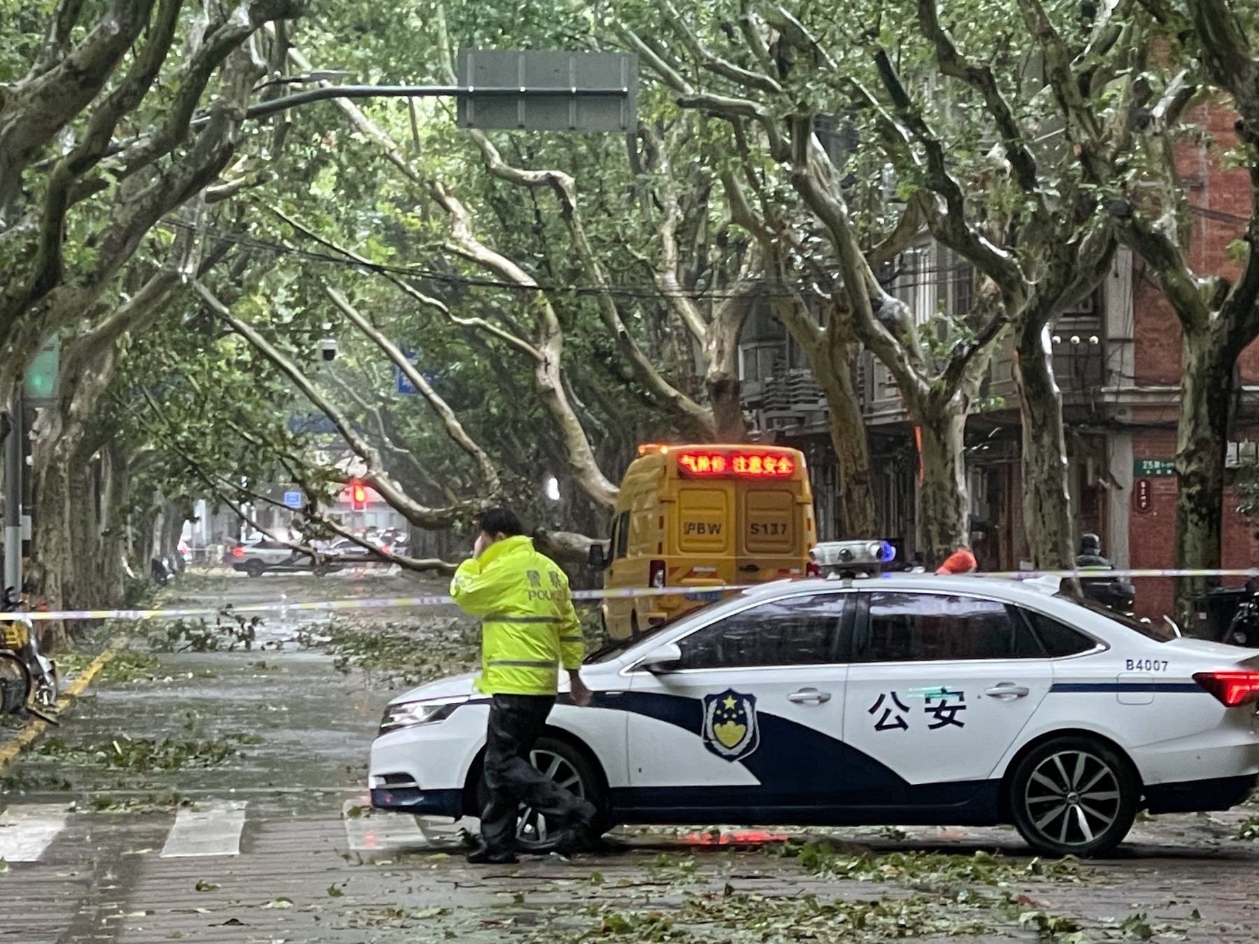 Šanghaj, tajfun, Bebinca