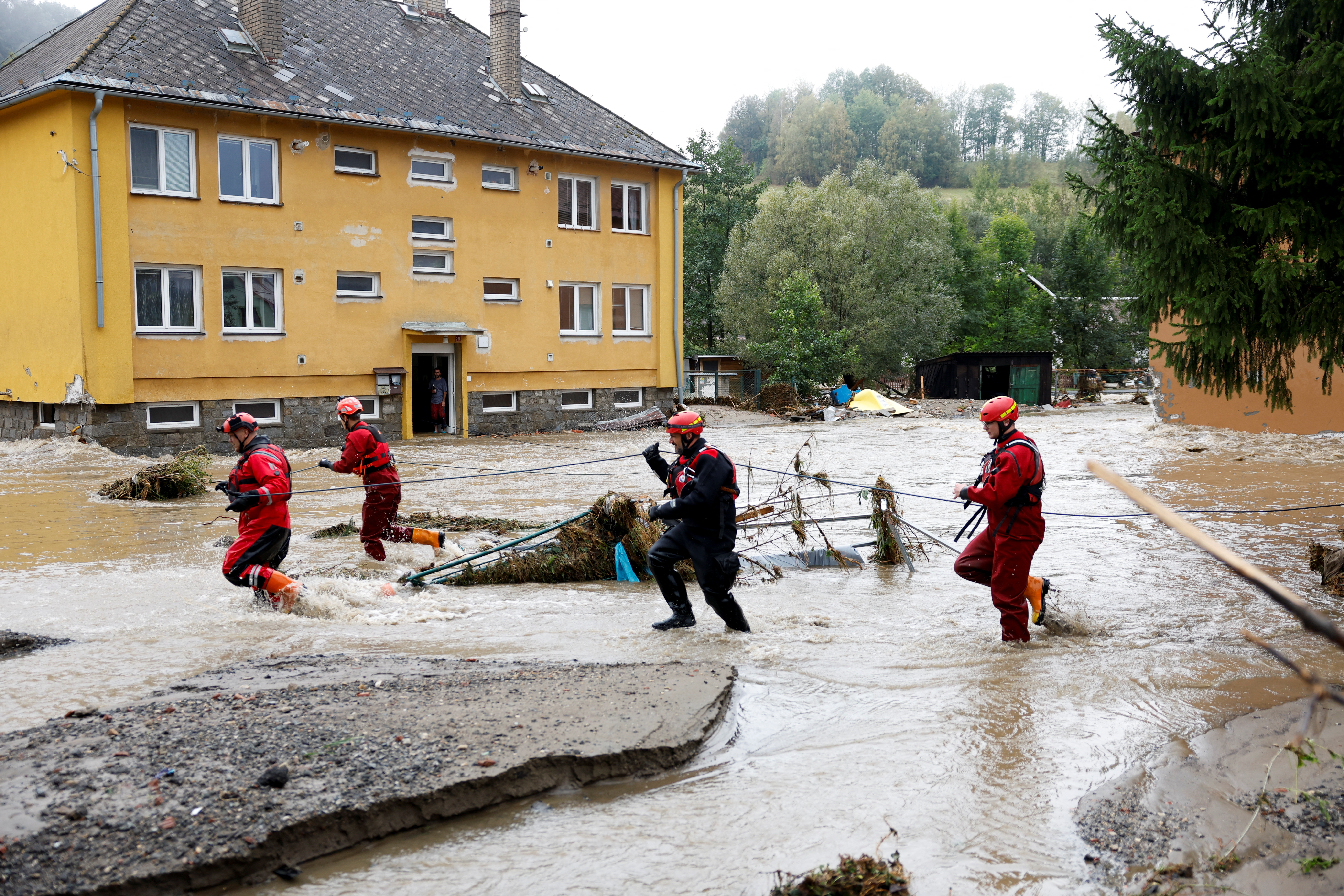 poplave, češka, jesenik
