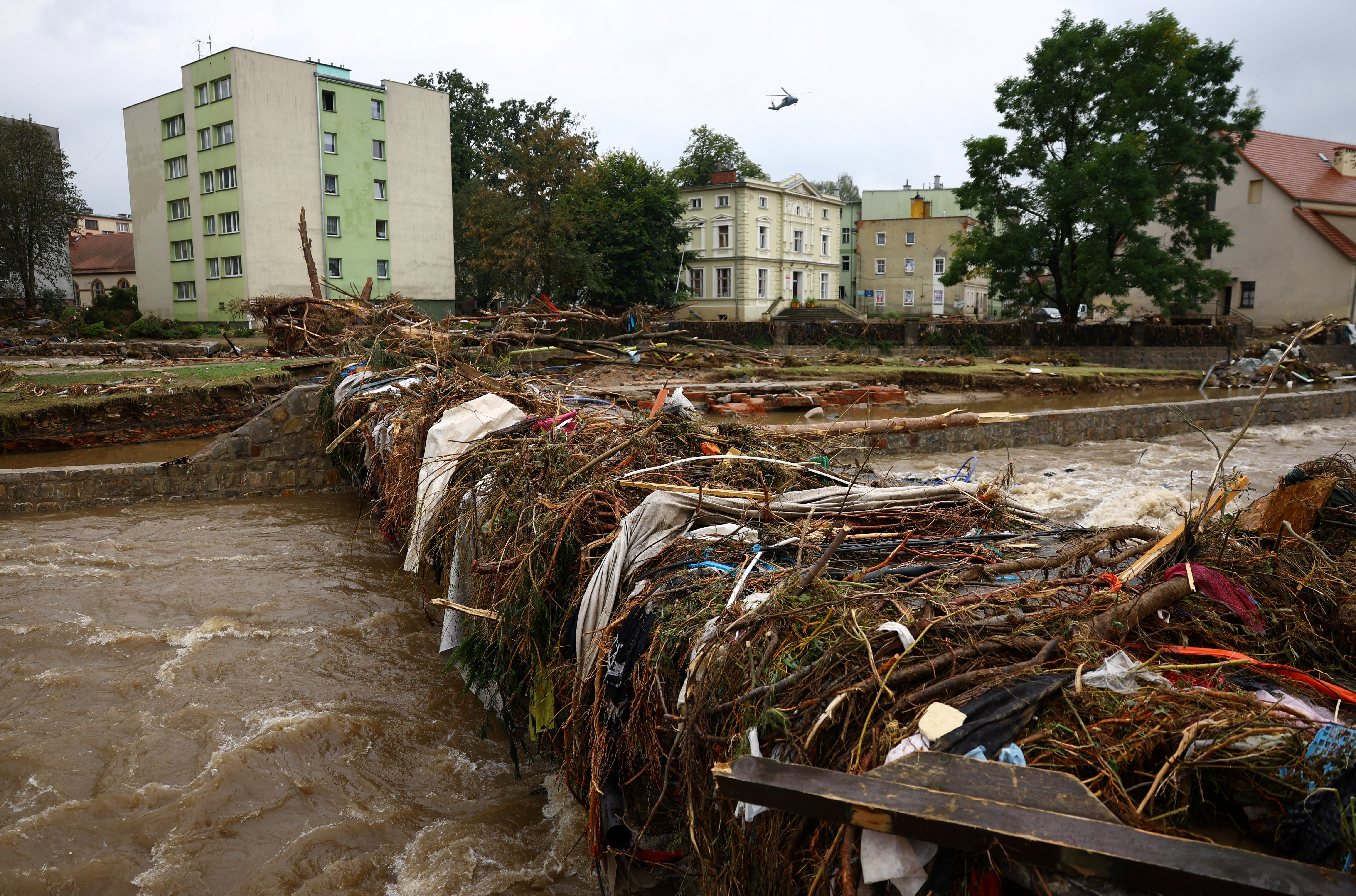 poljska, poplave, Ladek zdroj