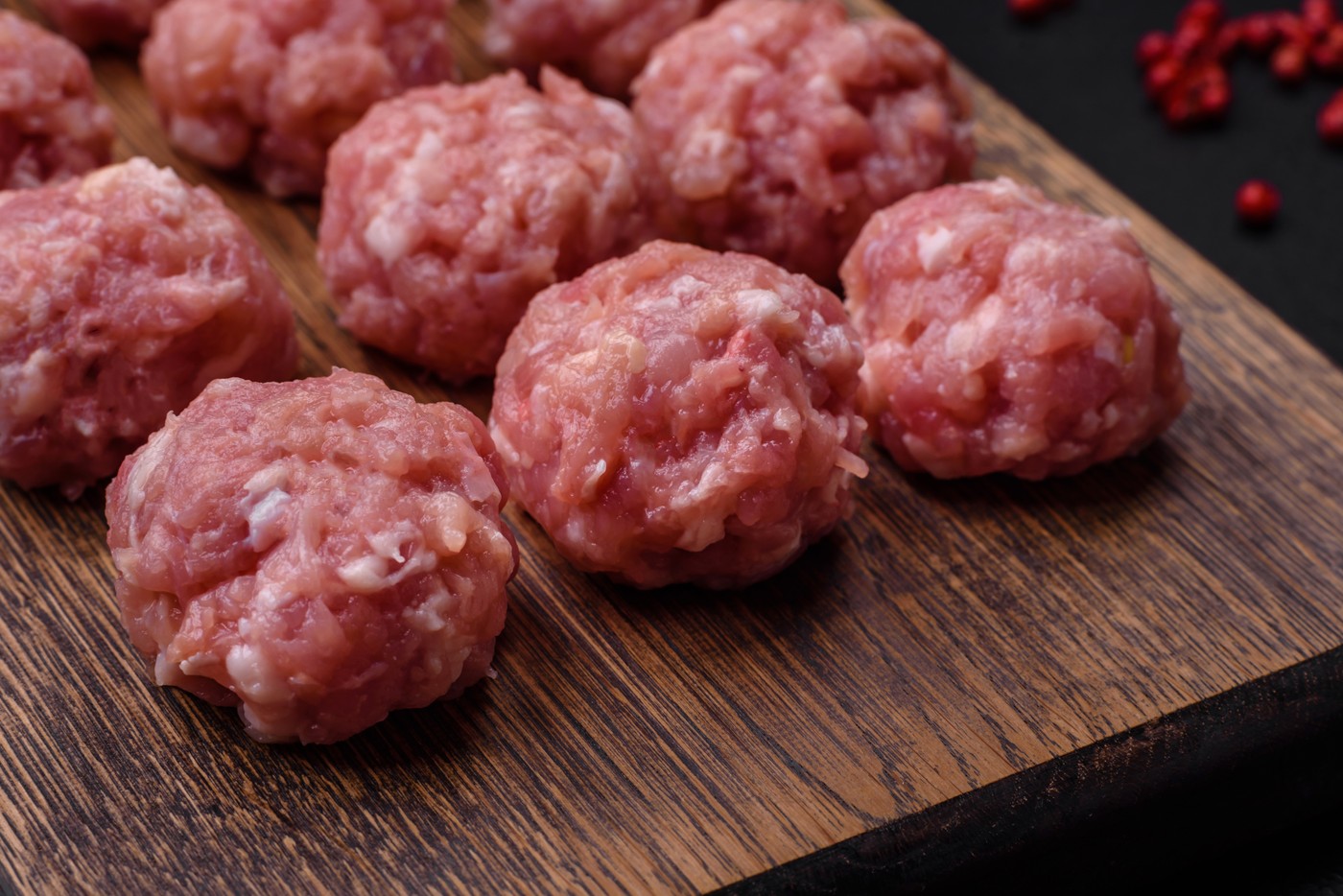 mesne kroglice, mleto meso