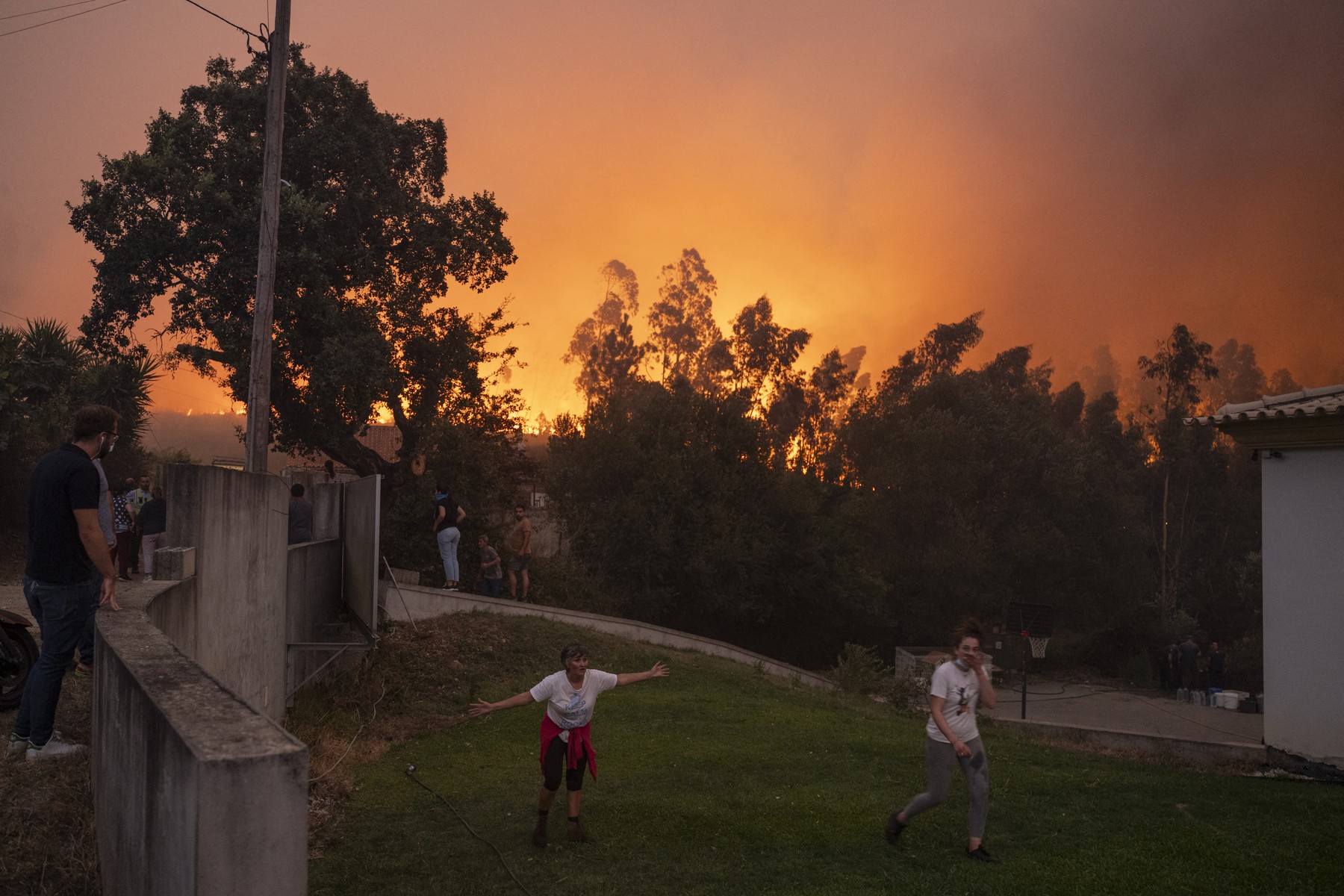 portugalska, požar