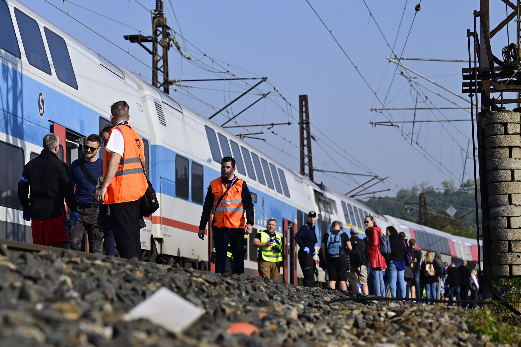 Češka, nesreča, vlak