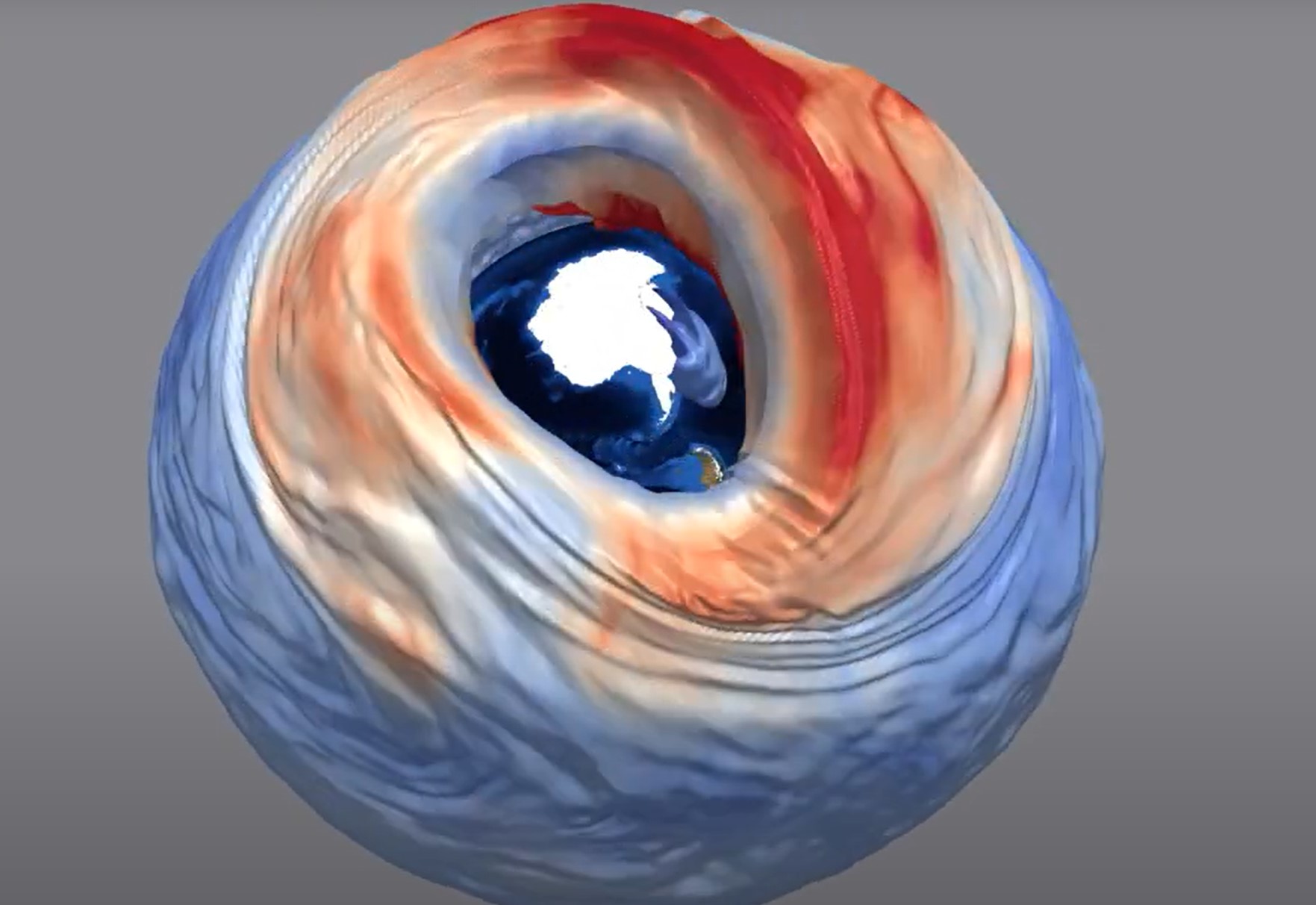 ozonska luknja, Antarktika