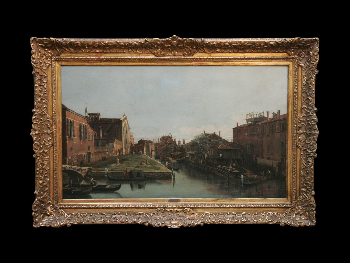 Beneški kanal; Giovanni Canalleto, 18 stol. (Foto: ROYALFAMILY.ORG)