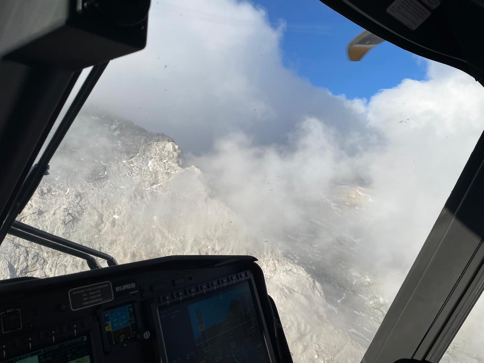 helikopter, policija, reševanje, gore