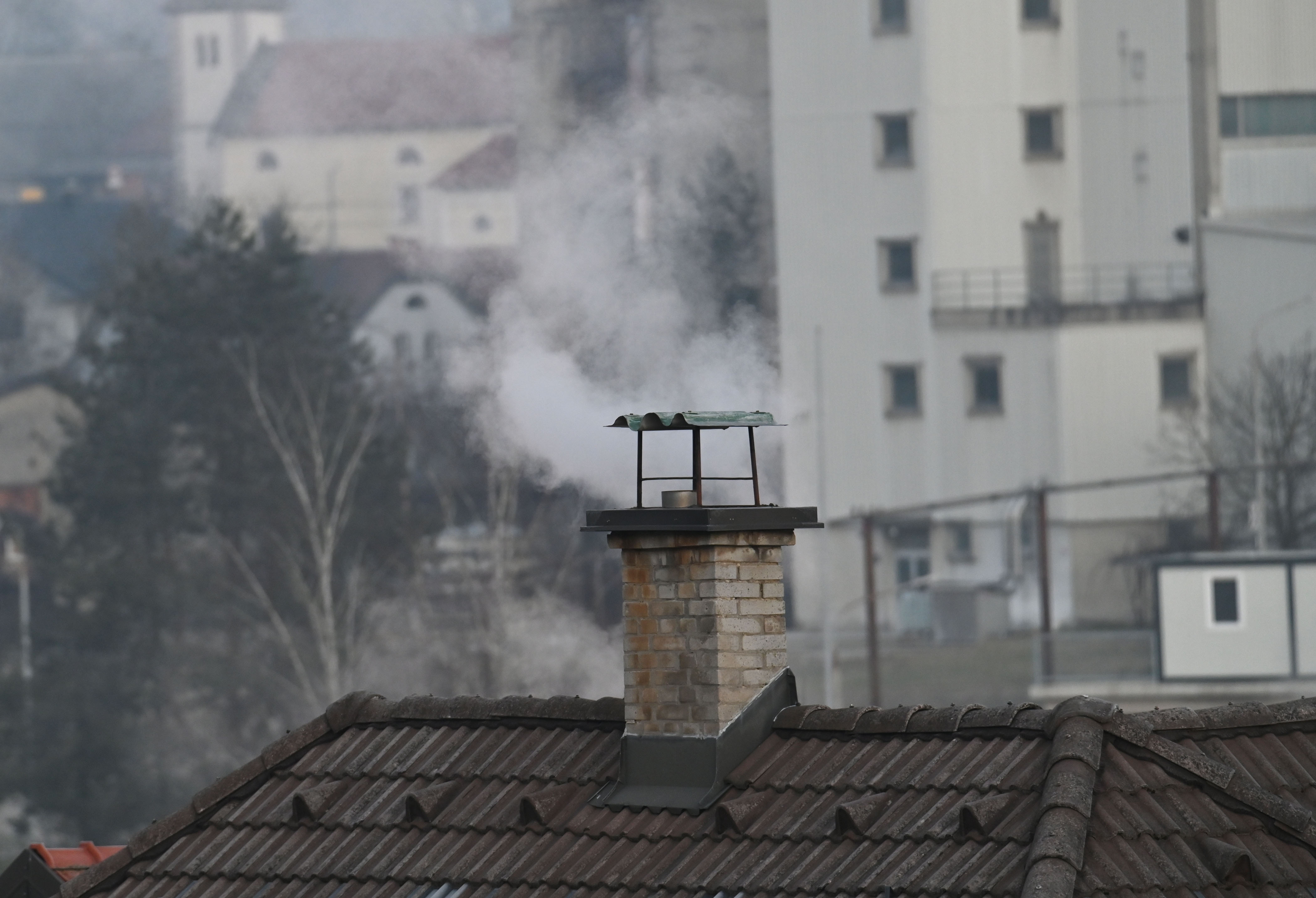 Dimnik, dim, ogrevanje, kurjenje