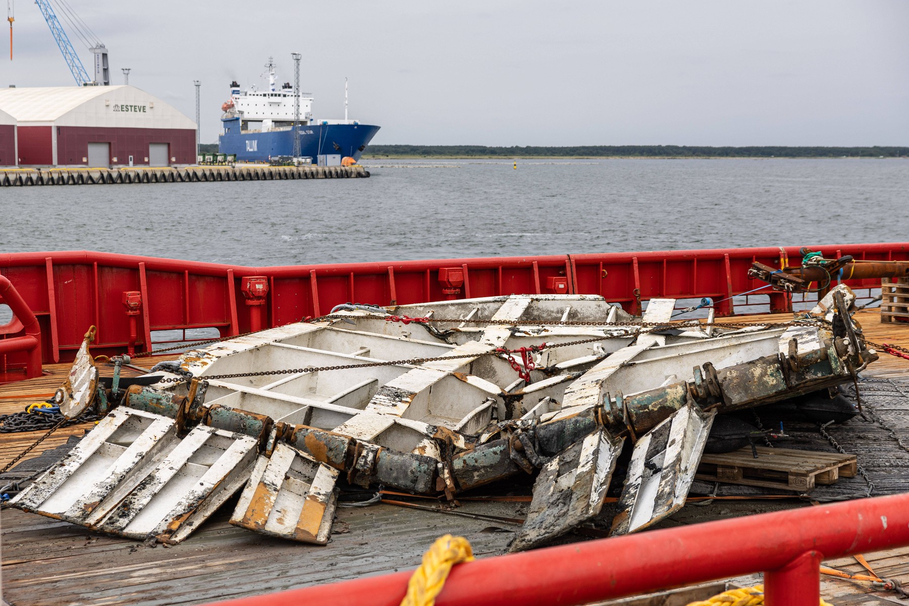 trajekt estonia, razbitina