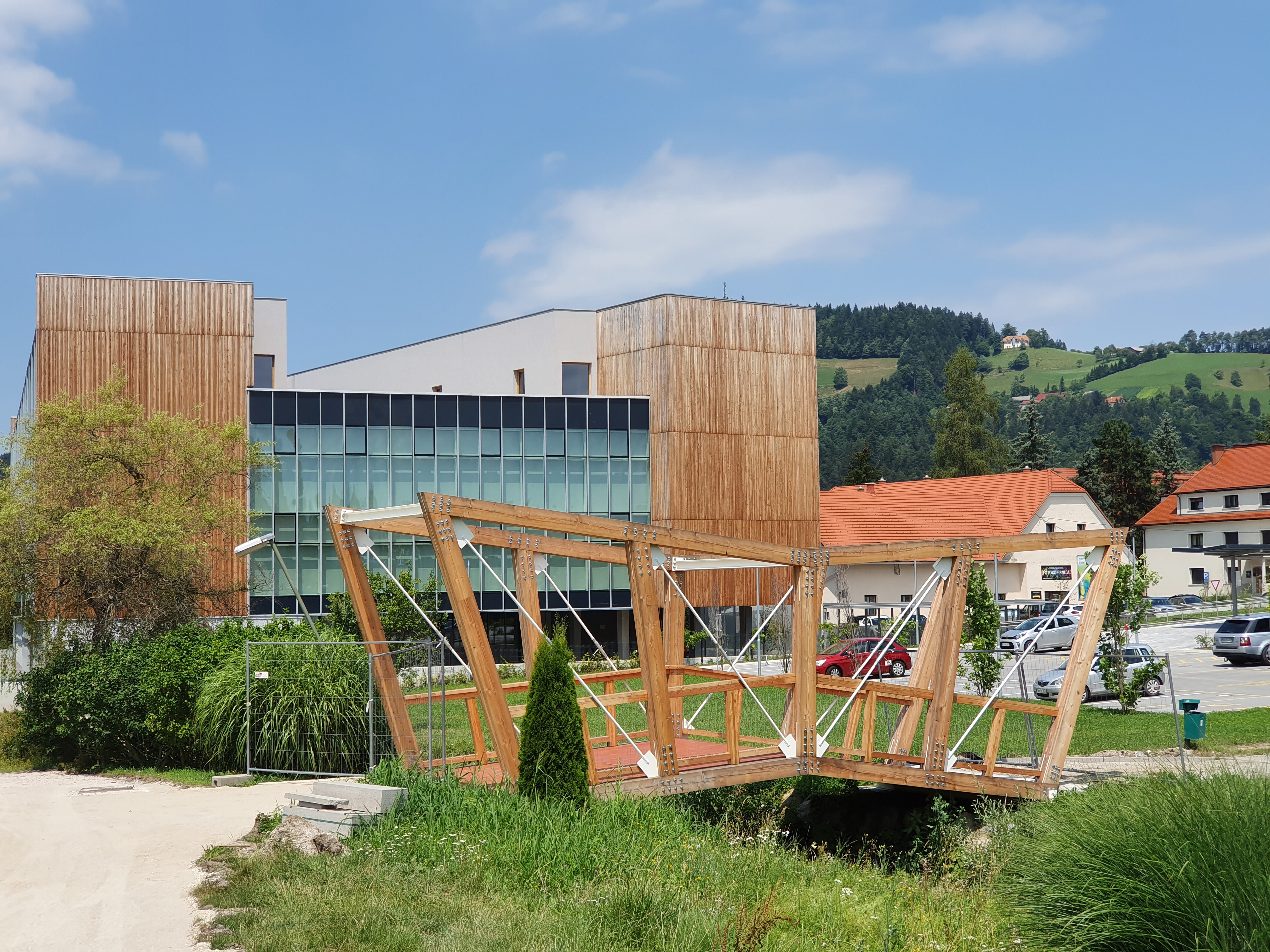 kolesarski most, Mislinja, Slovenj Gradec