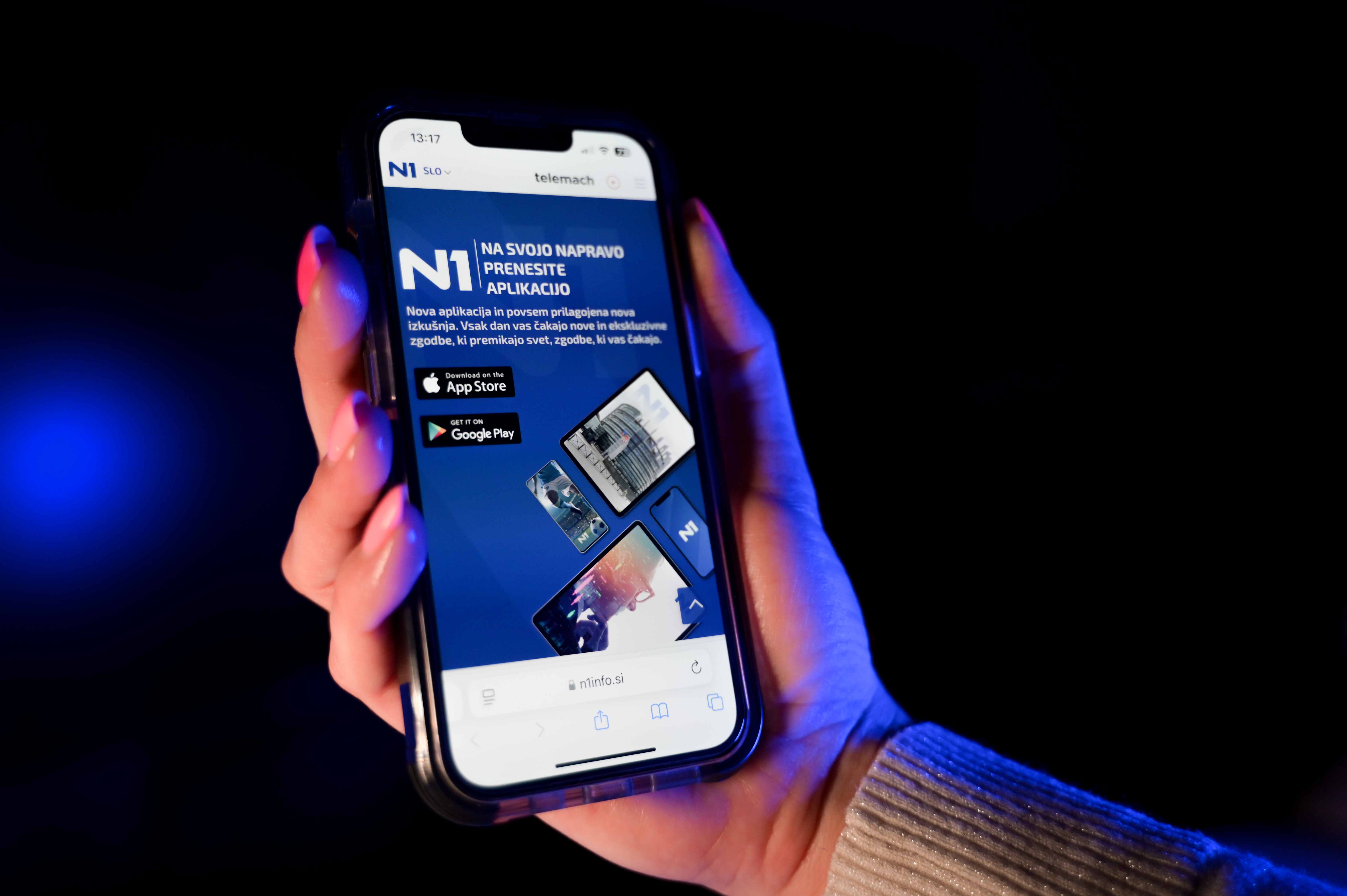 Aplikacija N1, anketa, telefon, mobitel, mobilni telefon