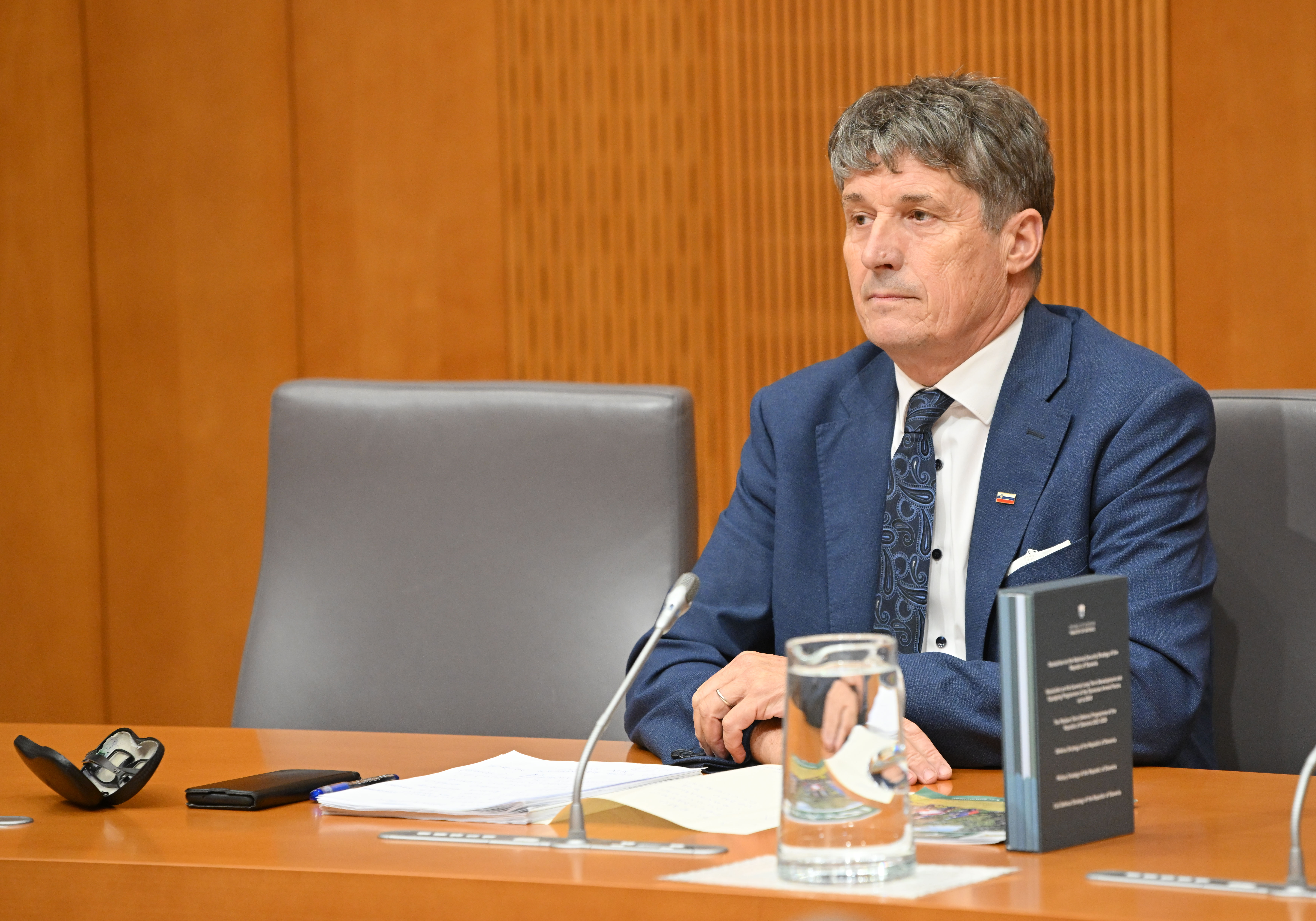 Predstavitev kandidata za ministra za obrambo Borut Sajovic