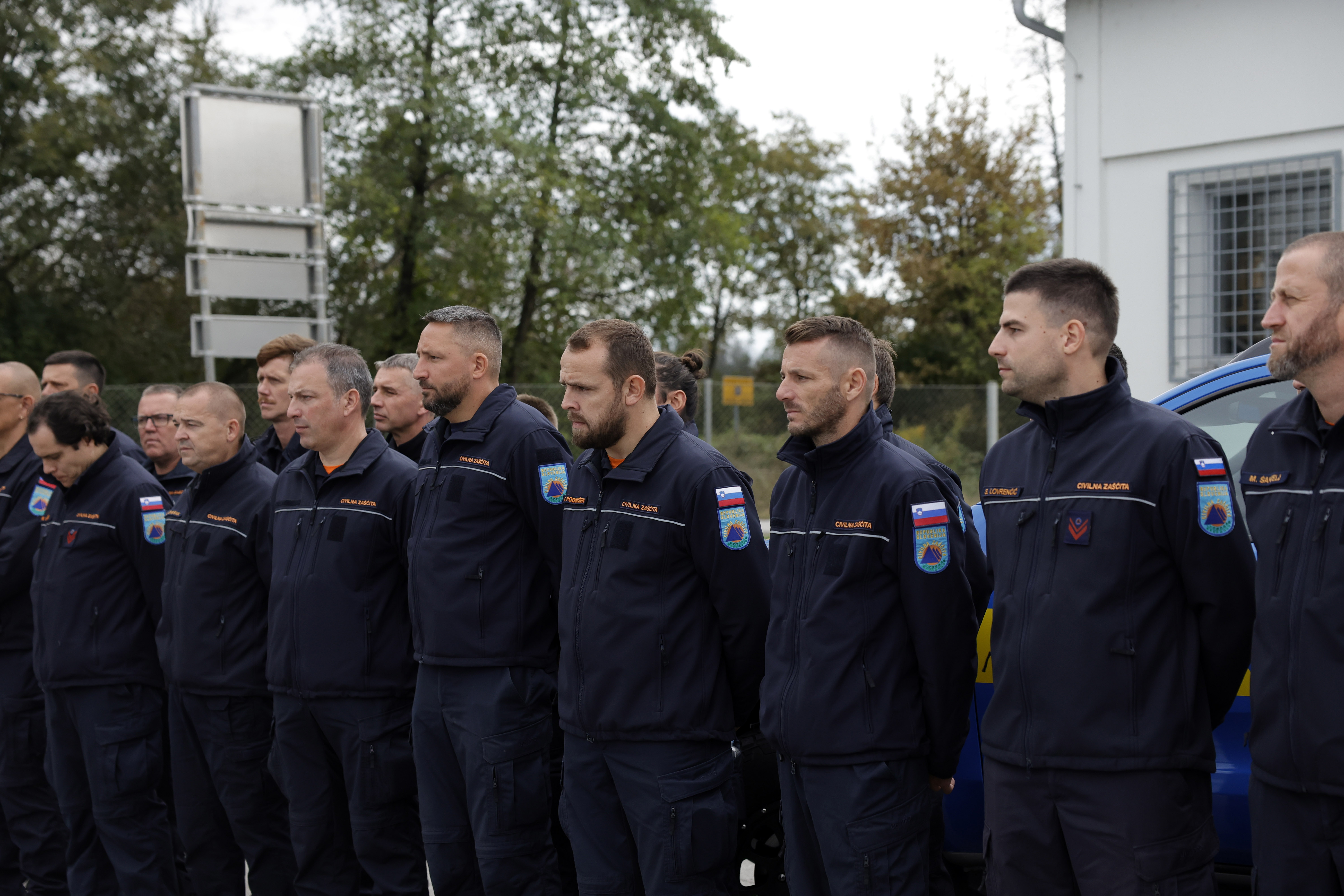 Civilna zaščita na poti v BiH (Foto: Borut Živulovic/F.A.BOBO)
