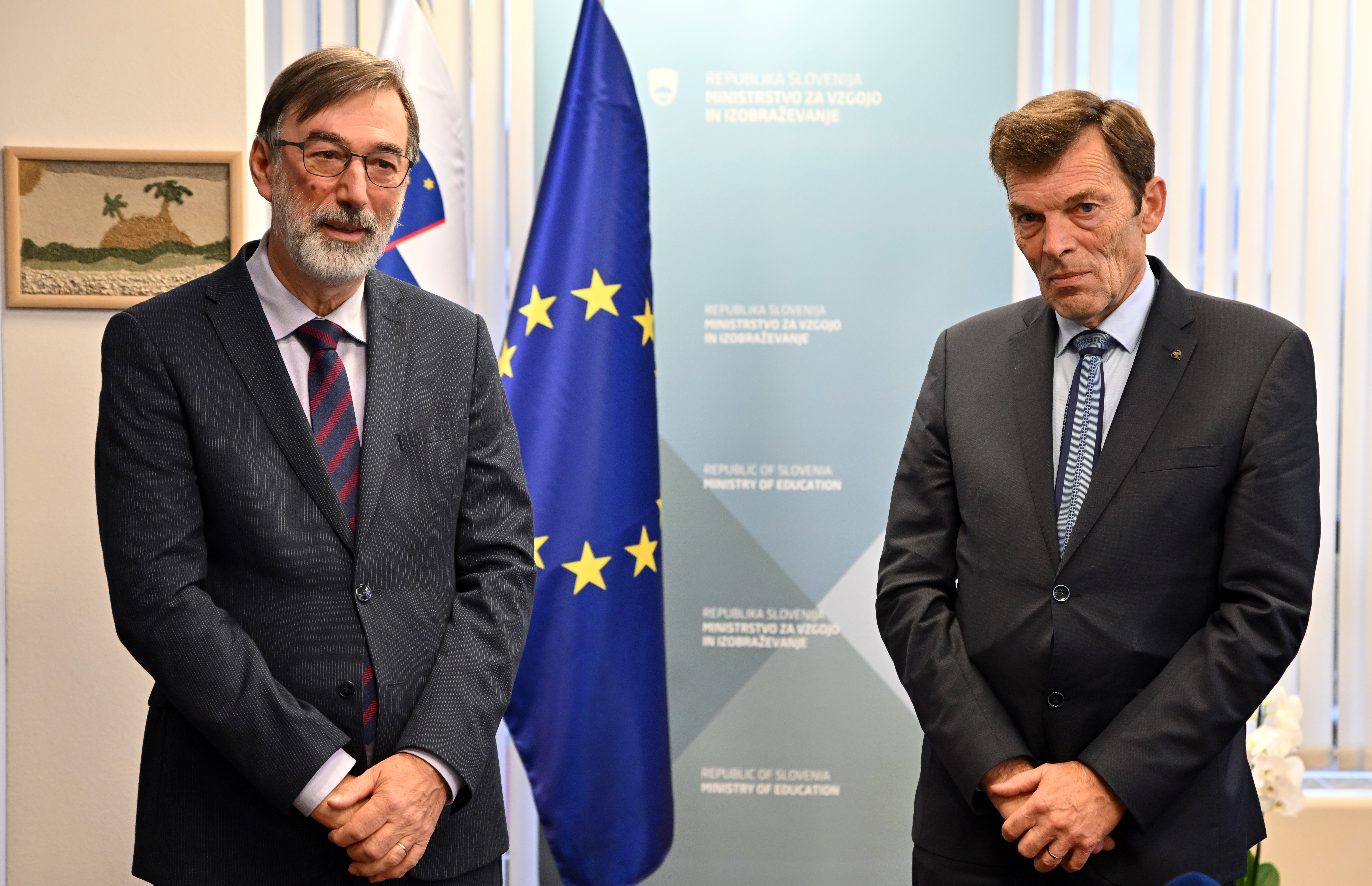 Logaj je prevzel posle na ministrstvu za vzgojo in izobraževanje. (Foto: Žiga Živulović jr. /BOBO)