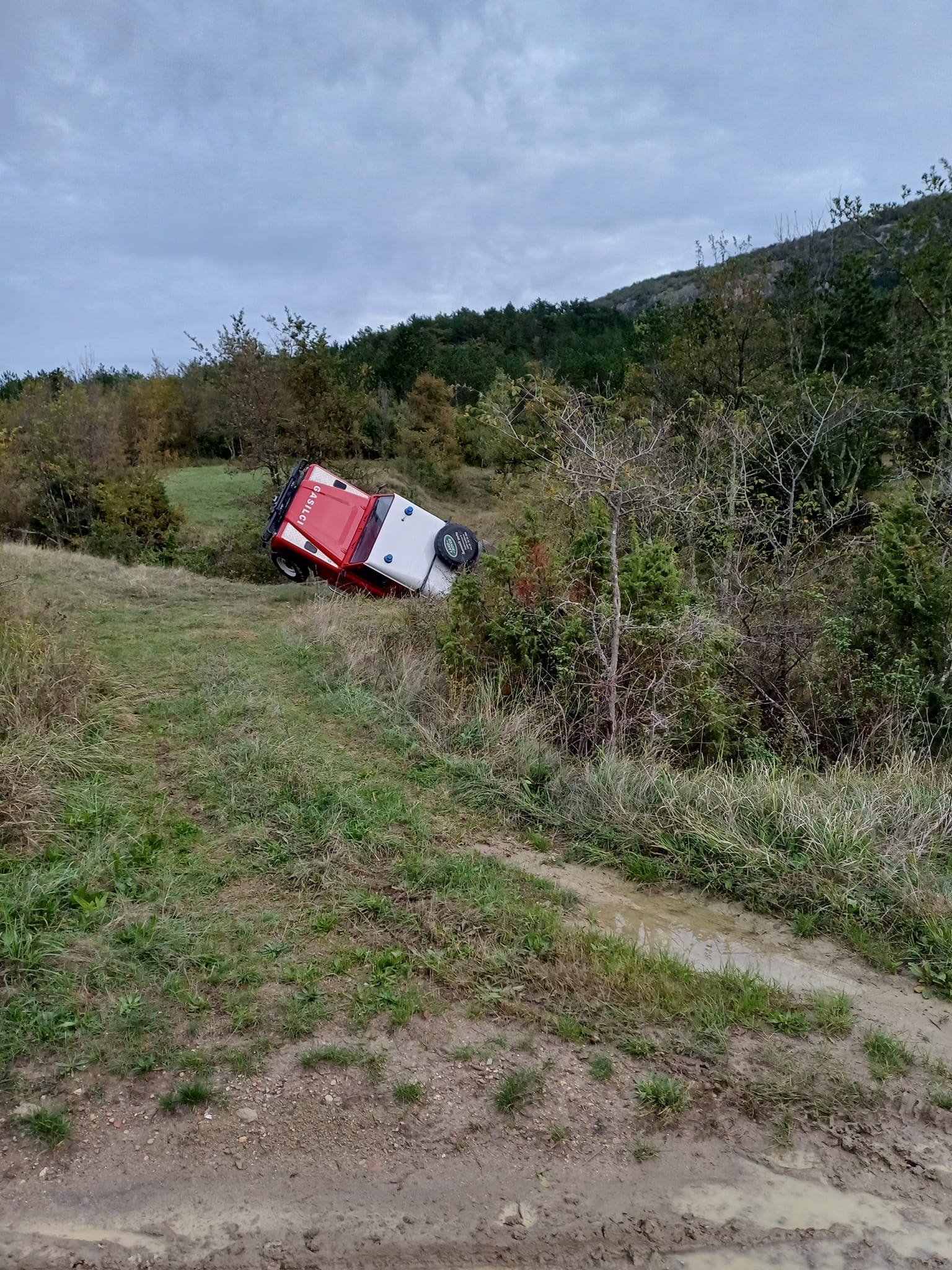 gasilski avto, kraja, movraž