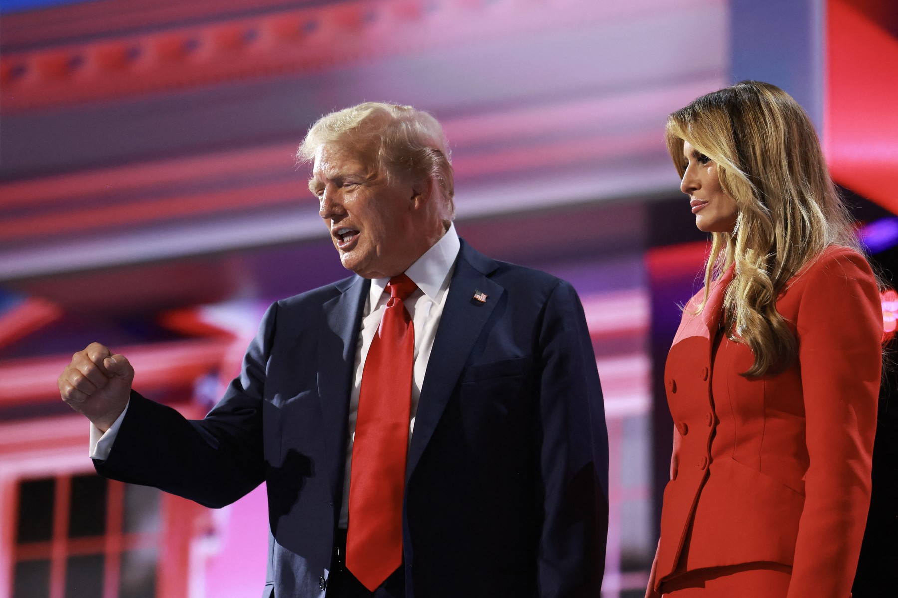 Donald in Melania Trump