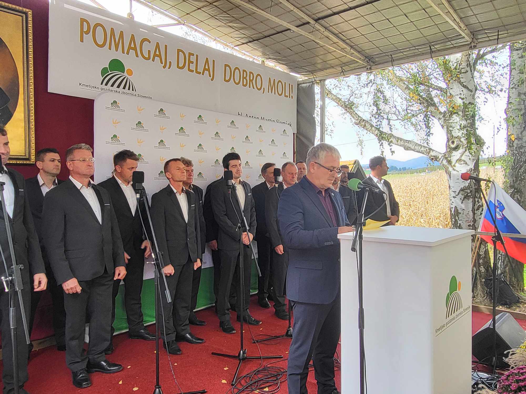 vseslovensko srečanje kmetov, roman žveglič