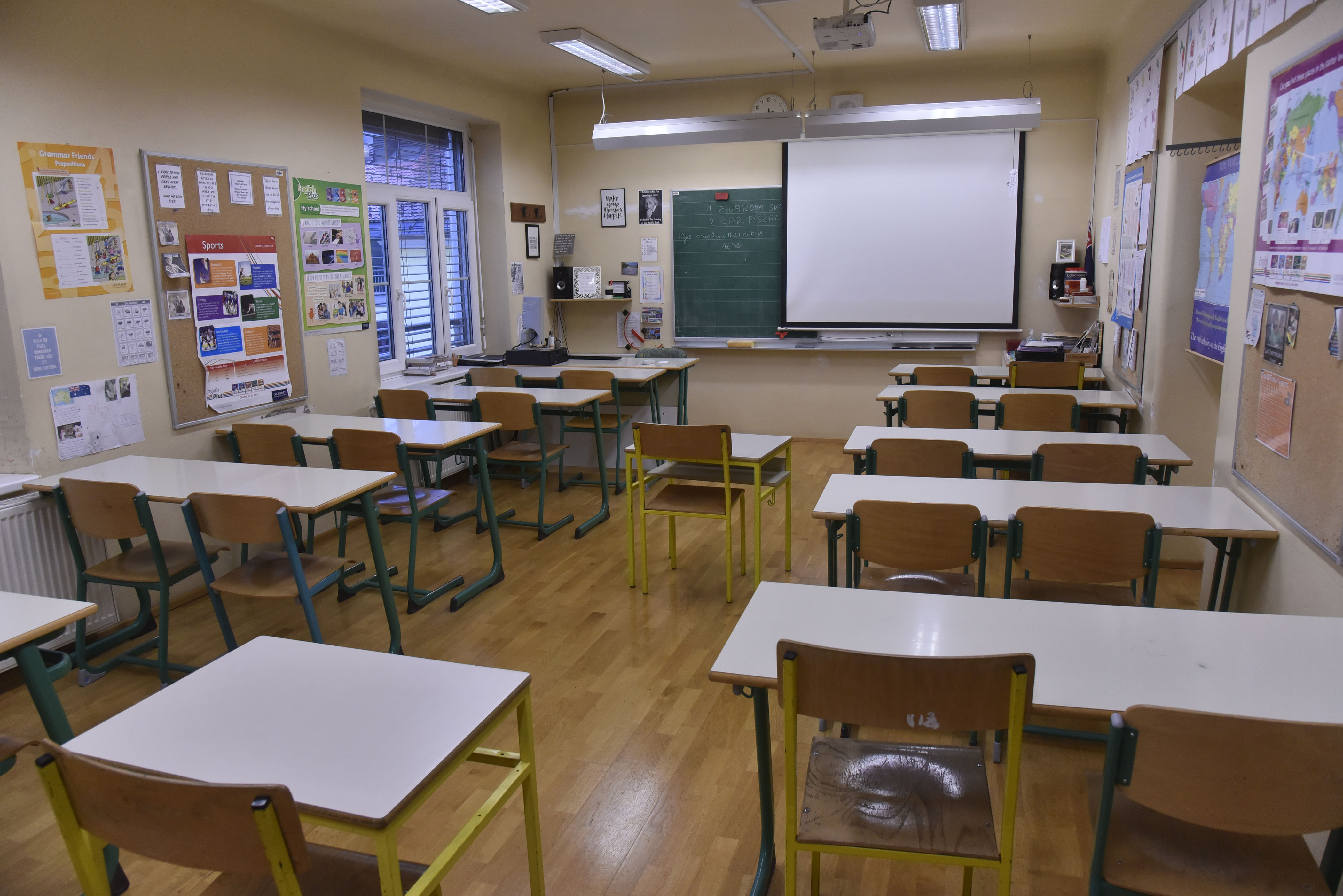 Prazne učilnice 8 razreda