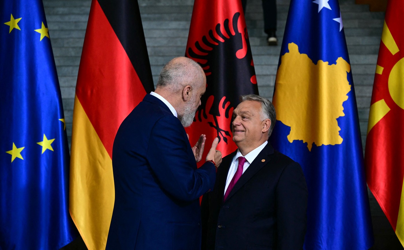 Edi Rama in Viktor Orban