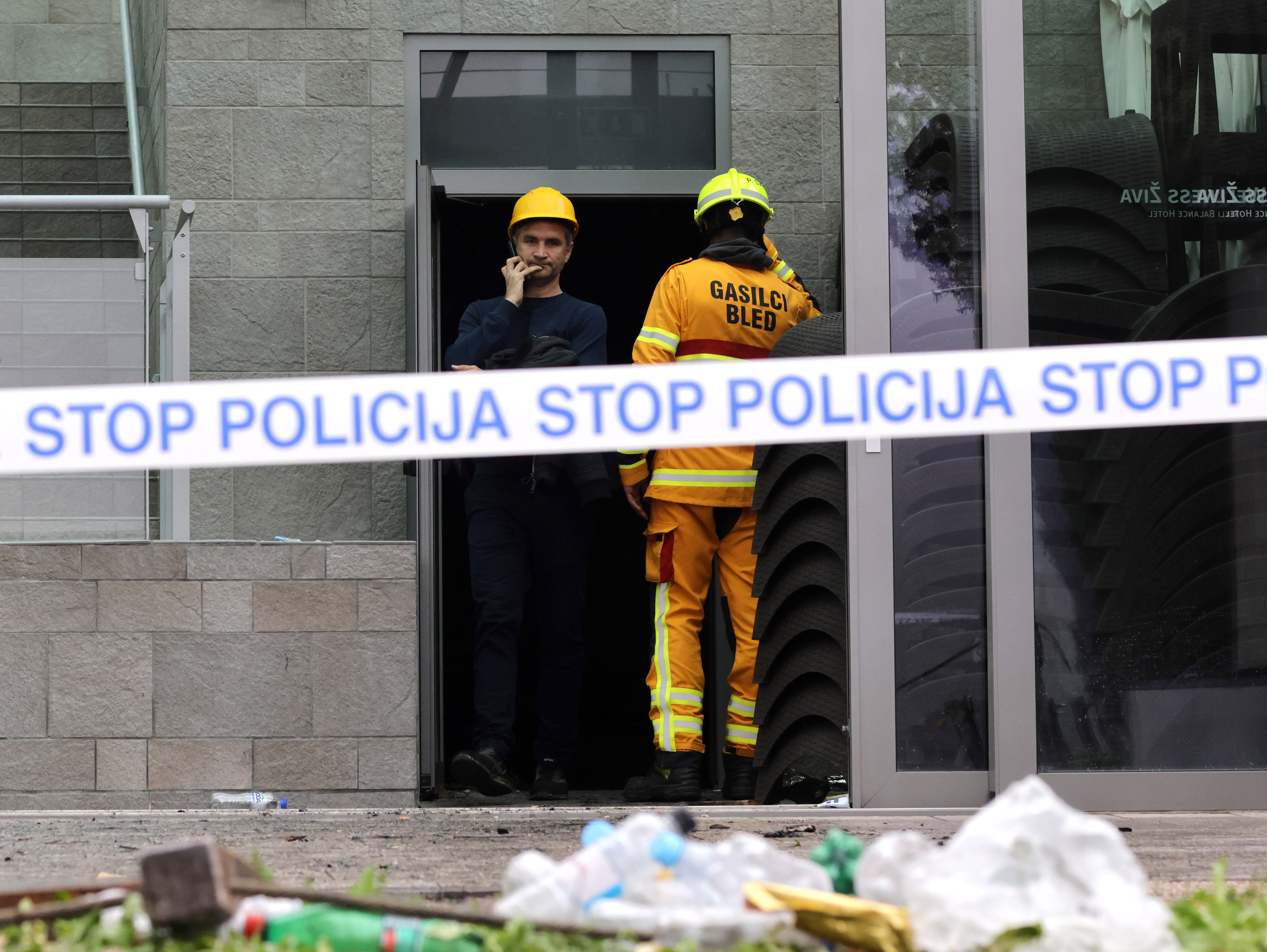 rikli, hotel rikli, bled, požar