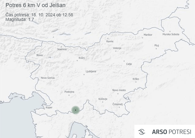potres, jelšane