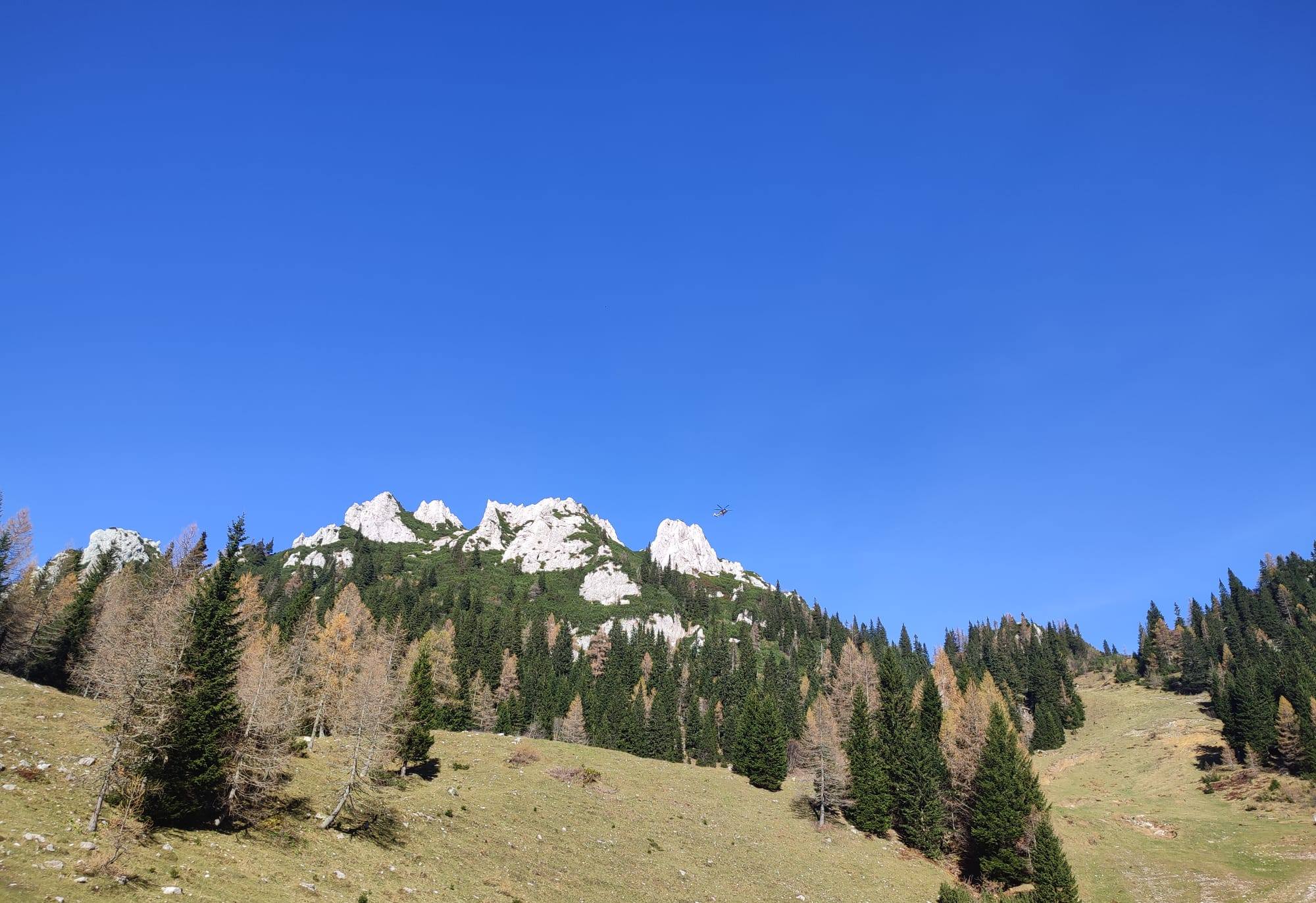 Reševanje poškodovanih policistov, nesreče v gorah