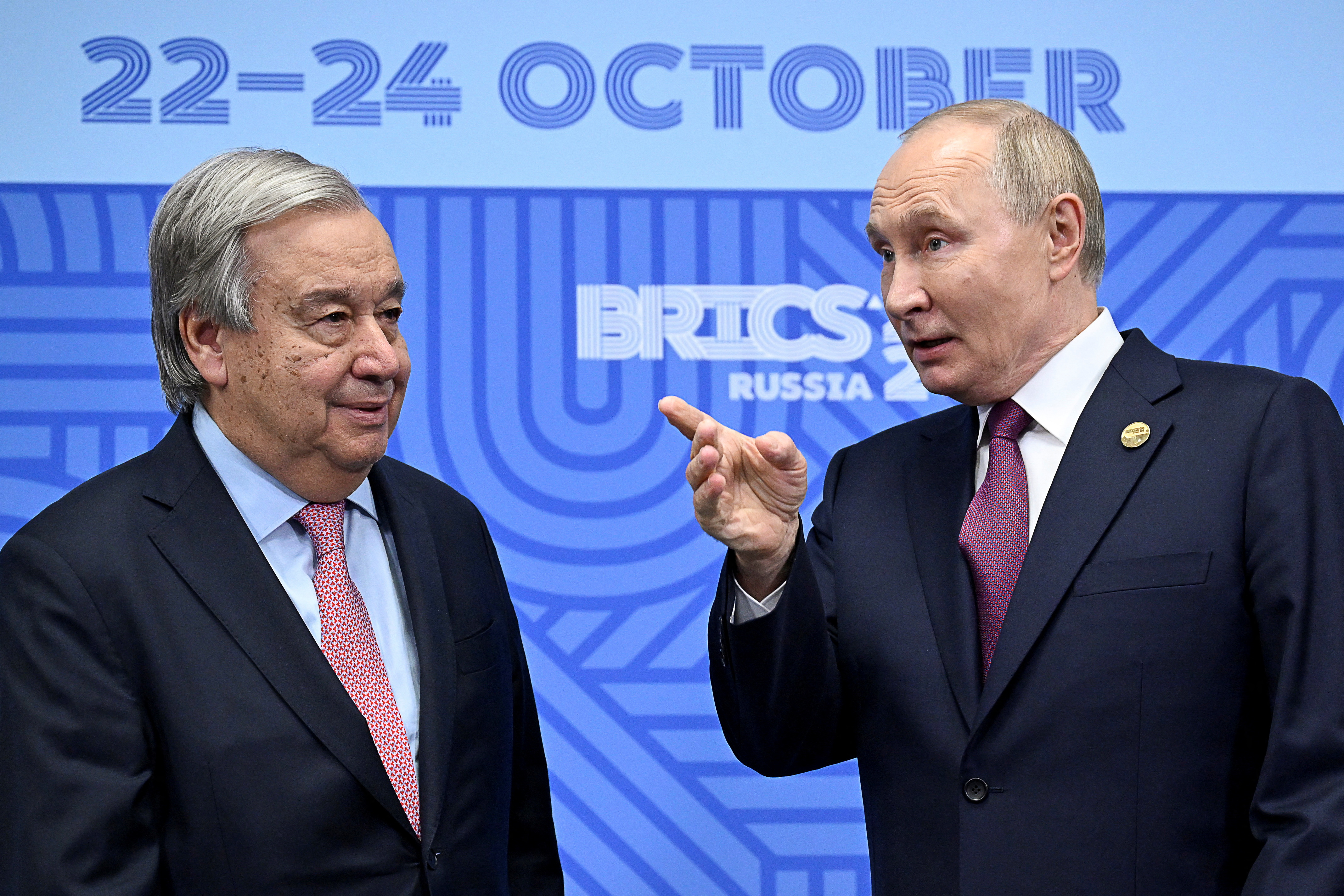 Antonio Guterres, Vladimir Putin