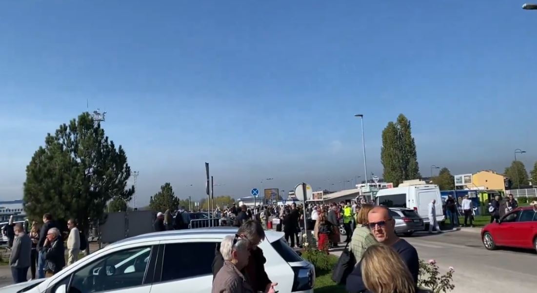 evakuacija, letališče Sarajevo