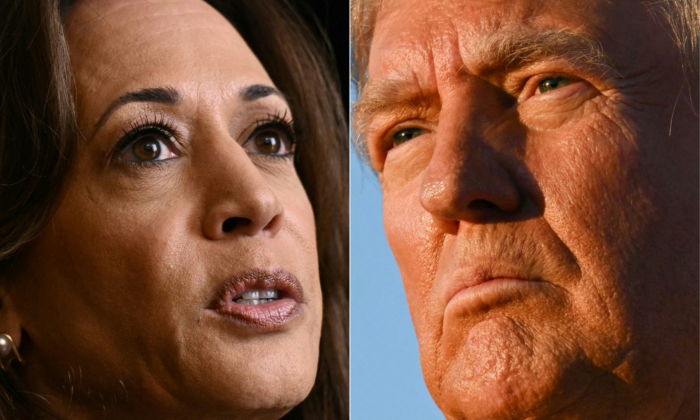 Kamala Harris, Donald Trump