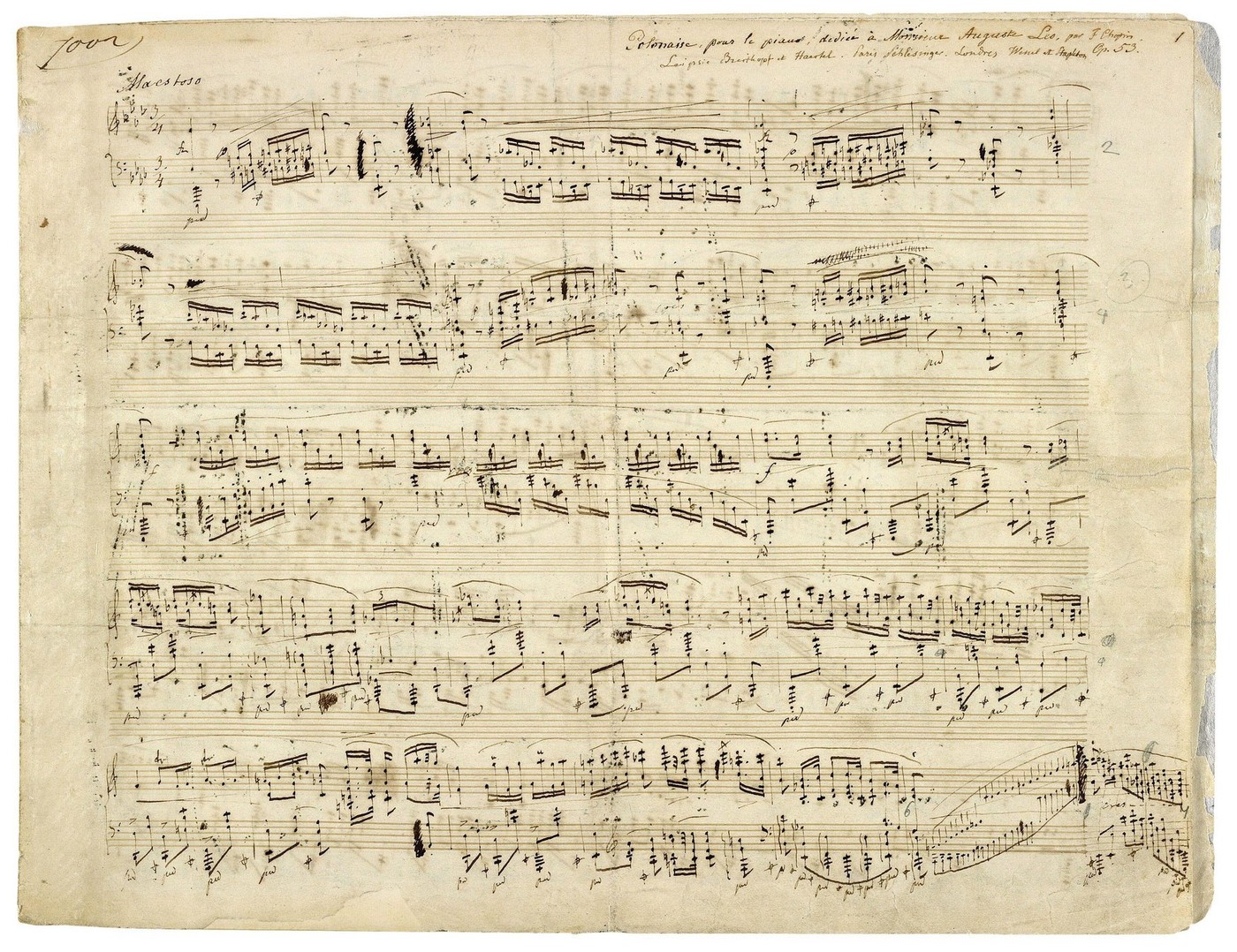partitura, frederic chopin