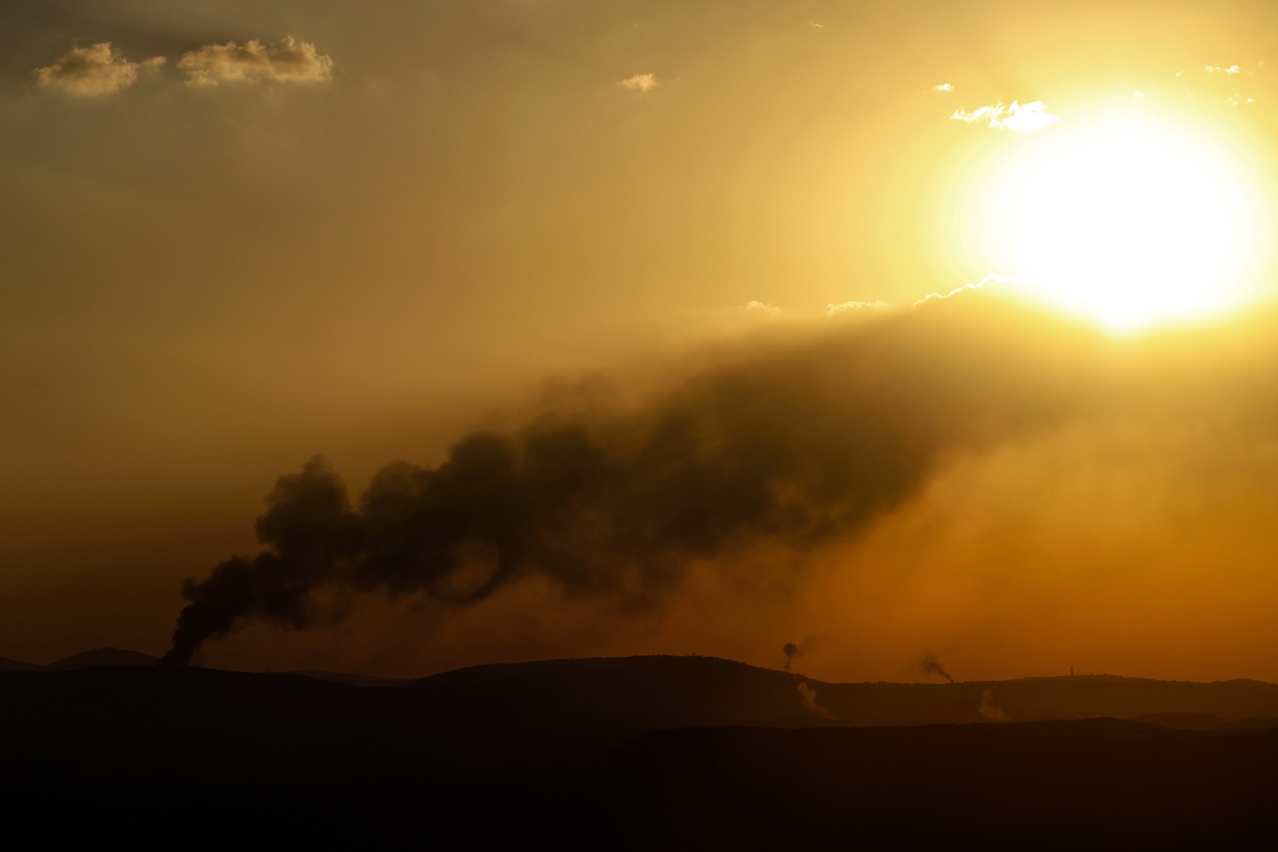 Hezbolah, Rakete, Dim, Napad, Izrael