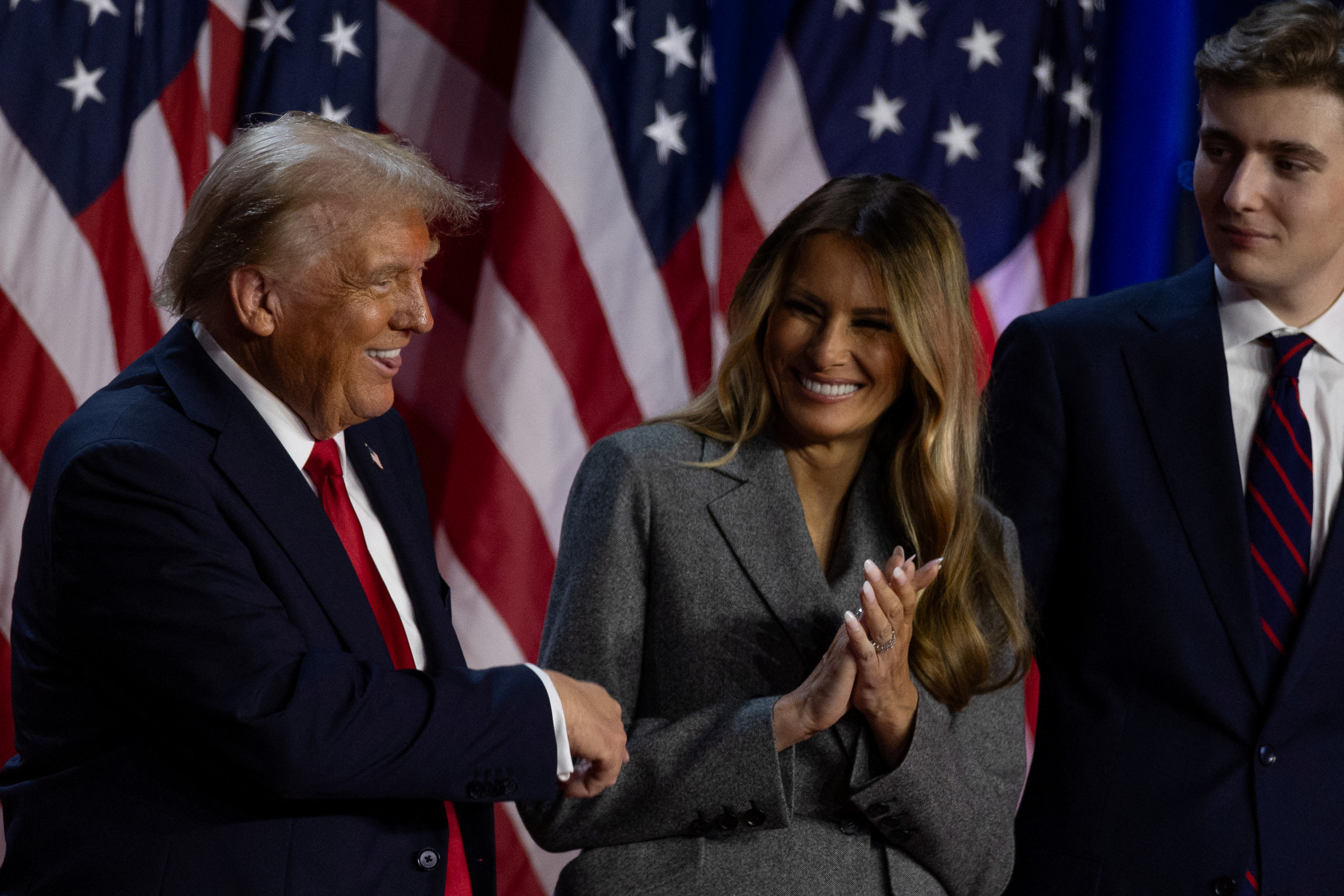 donald trump, melania trump, barron trump