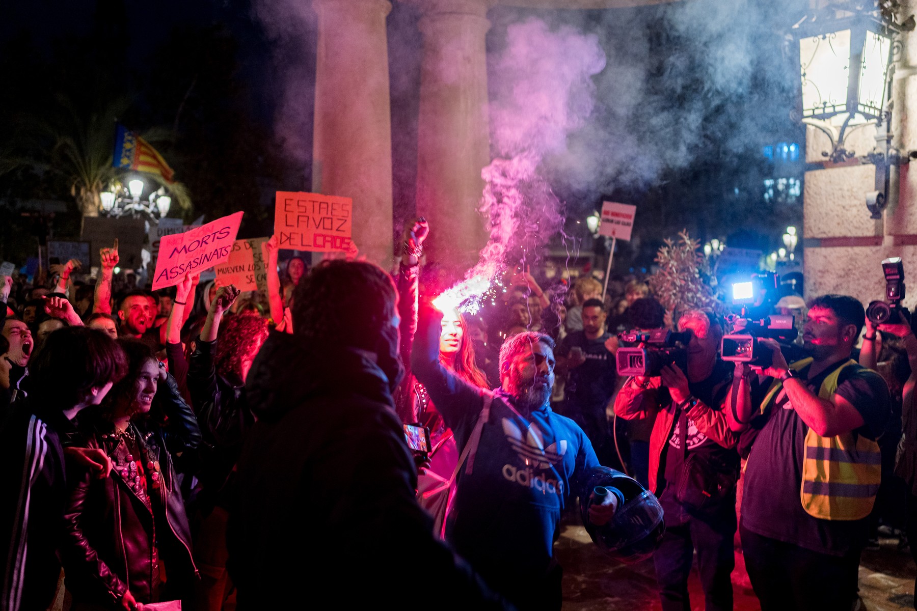 valencia, španija, protesti