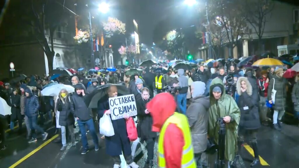 Protest, Beograd, Novi Sad, Nesreča