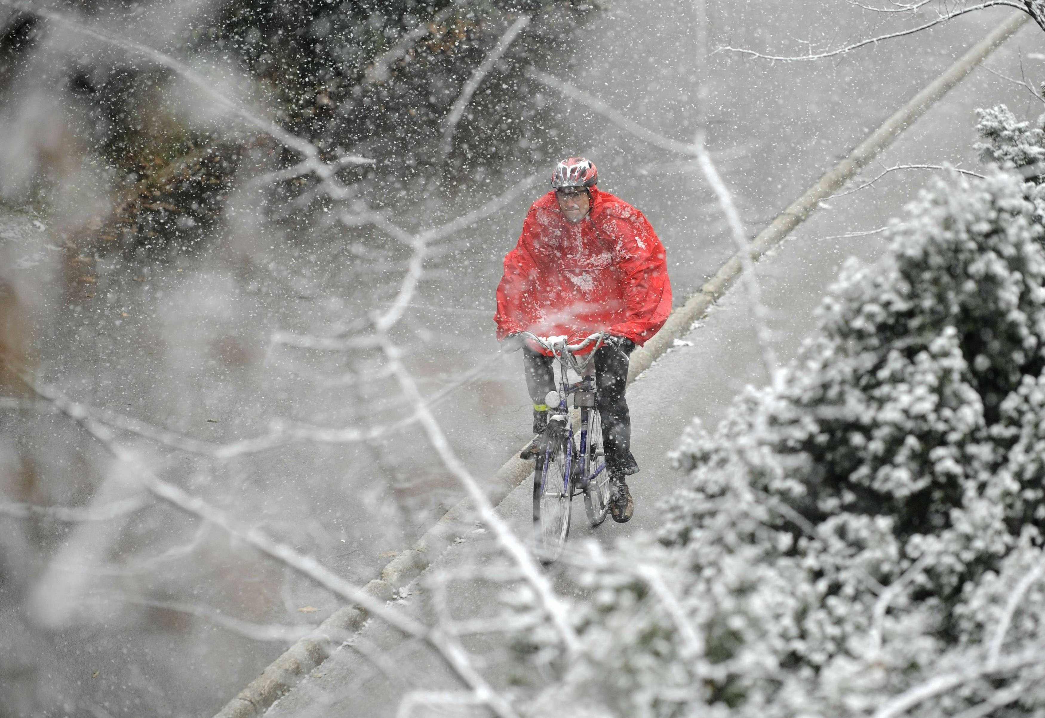 sneg, snežinke, ljubljana