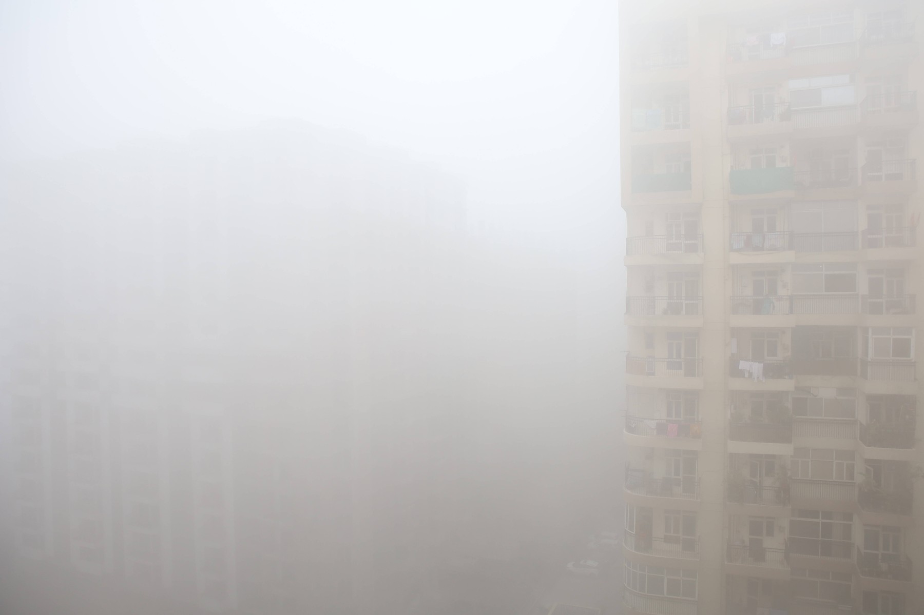 new delhi, smog, indija