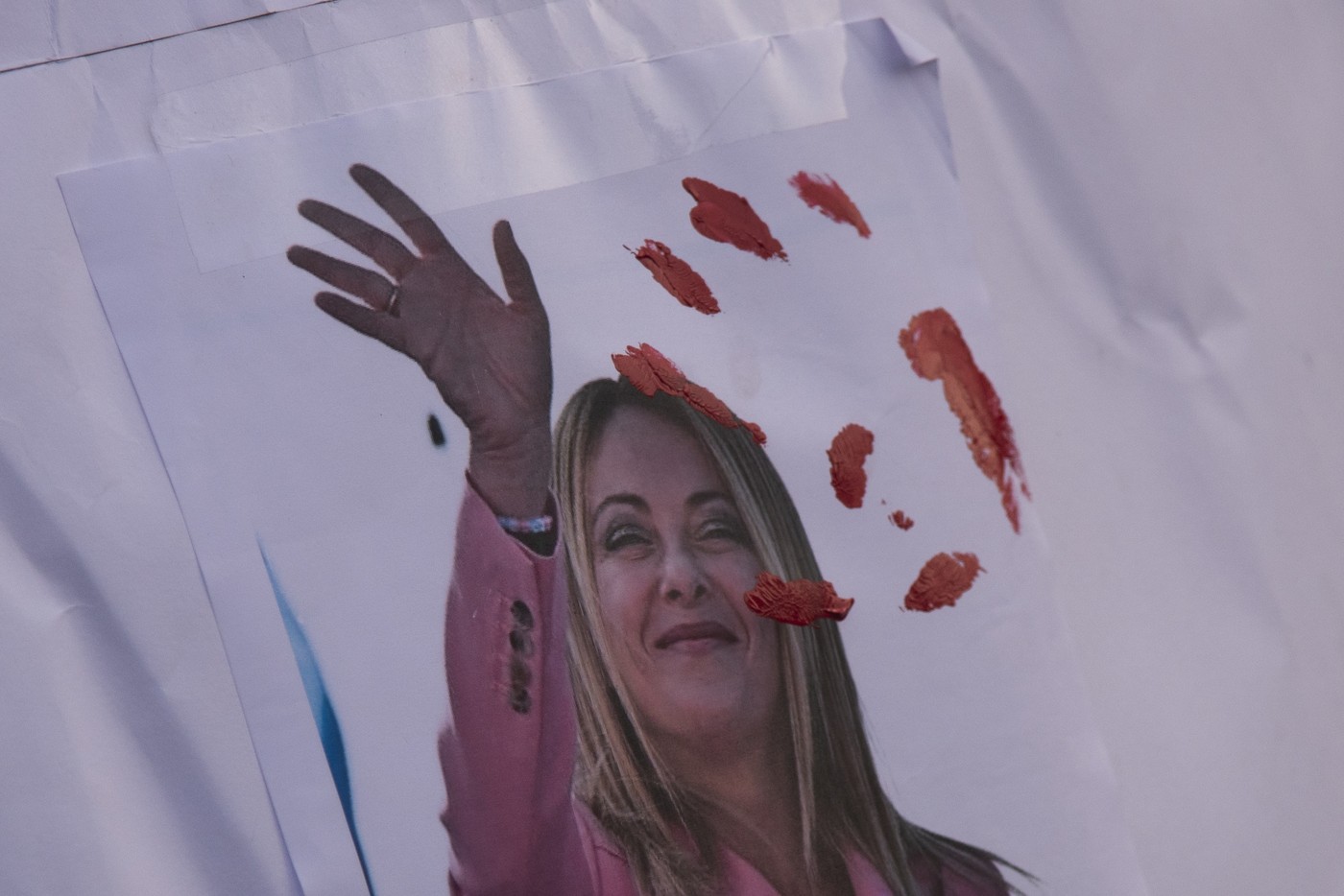 študentske demonstracije, italija, Giorgia Meloni