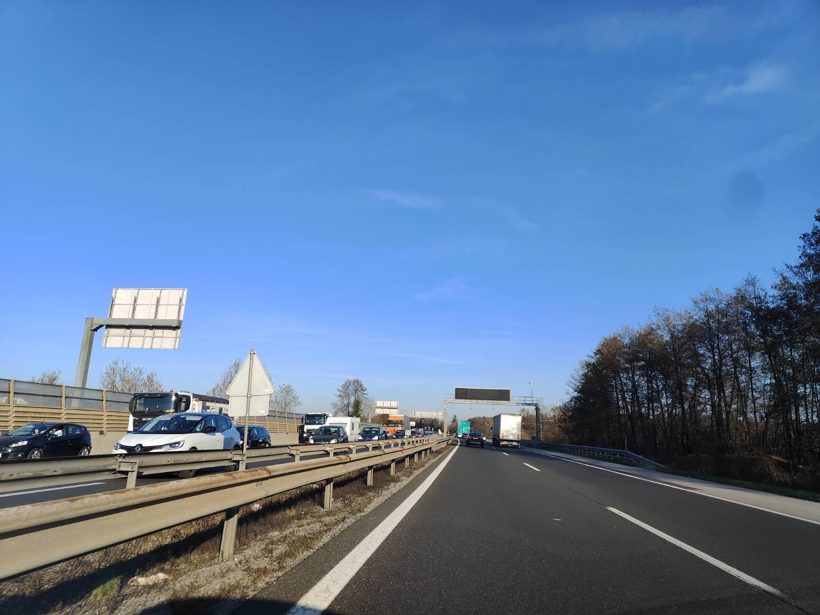 primorska avtocesta, gneča