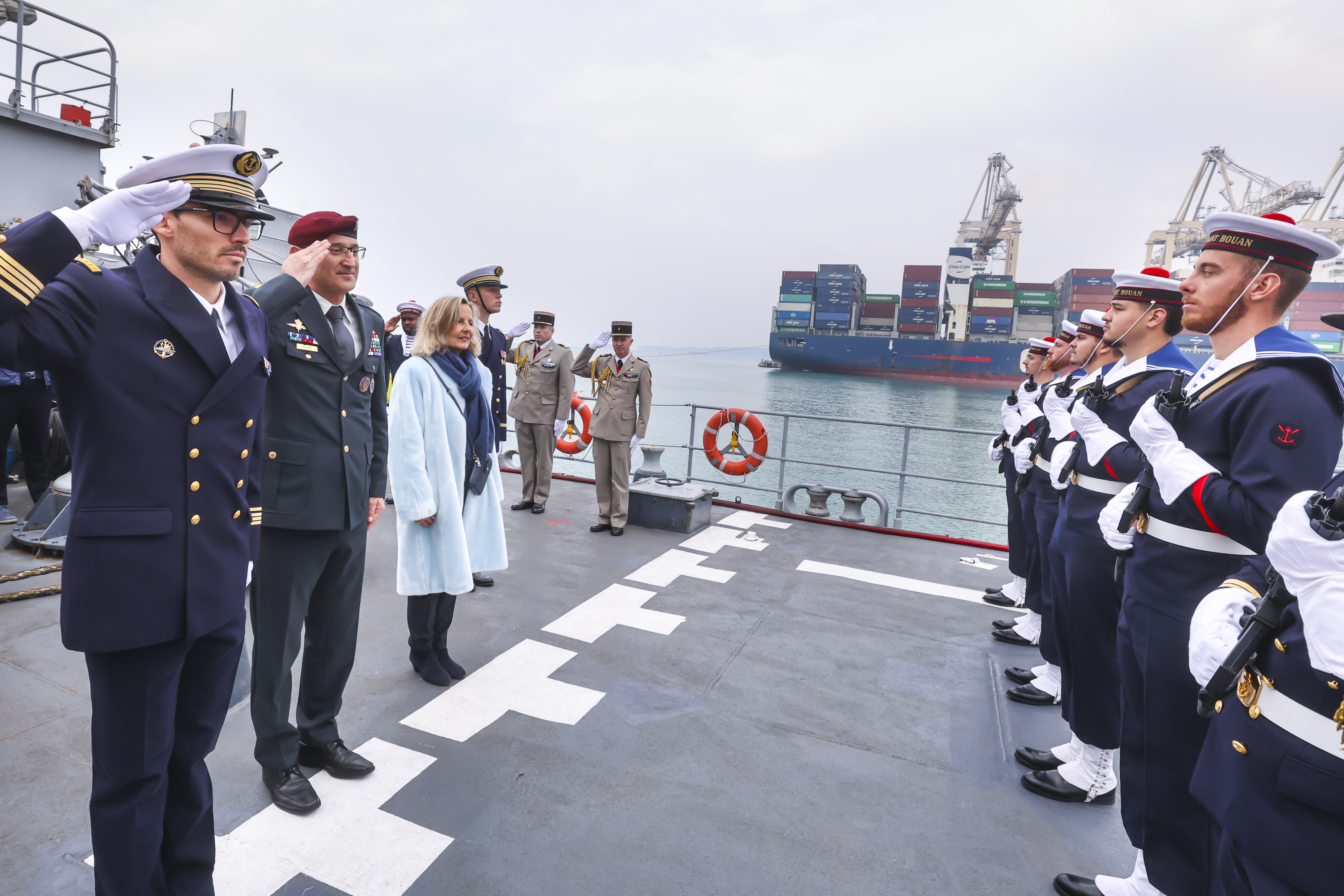 Patruljna ladja francoske mornarice Commandant Bouan (Foto: Tomaž Primožič/F.A.BOBO)