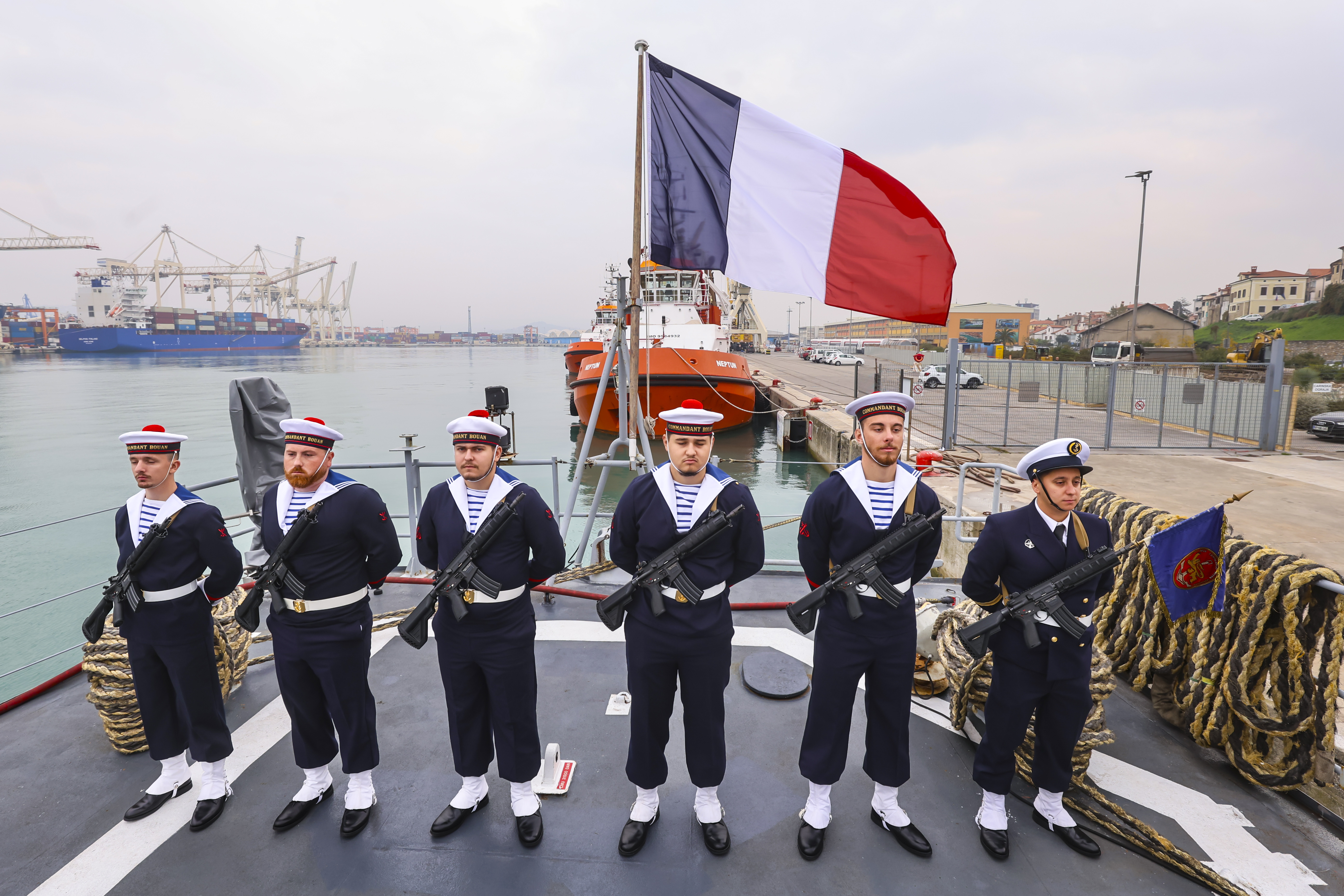 Patruljna ladja francoske mornarice Commandant Bouan (Foto: Tomaž Primožič/F.A.BOBO)