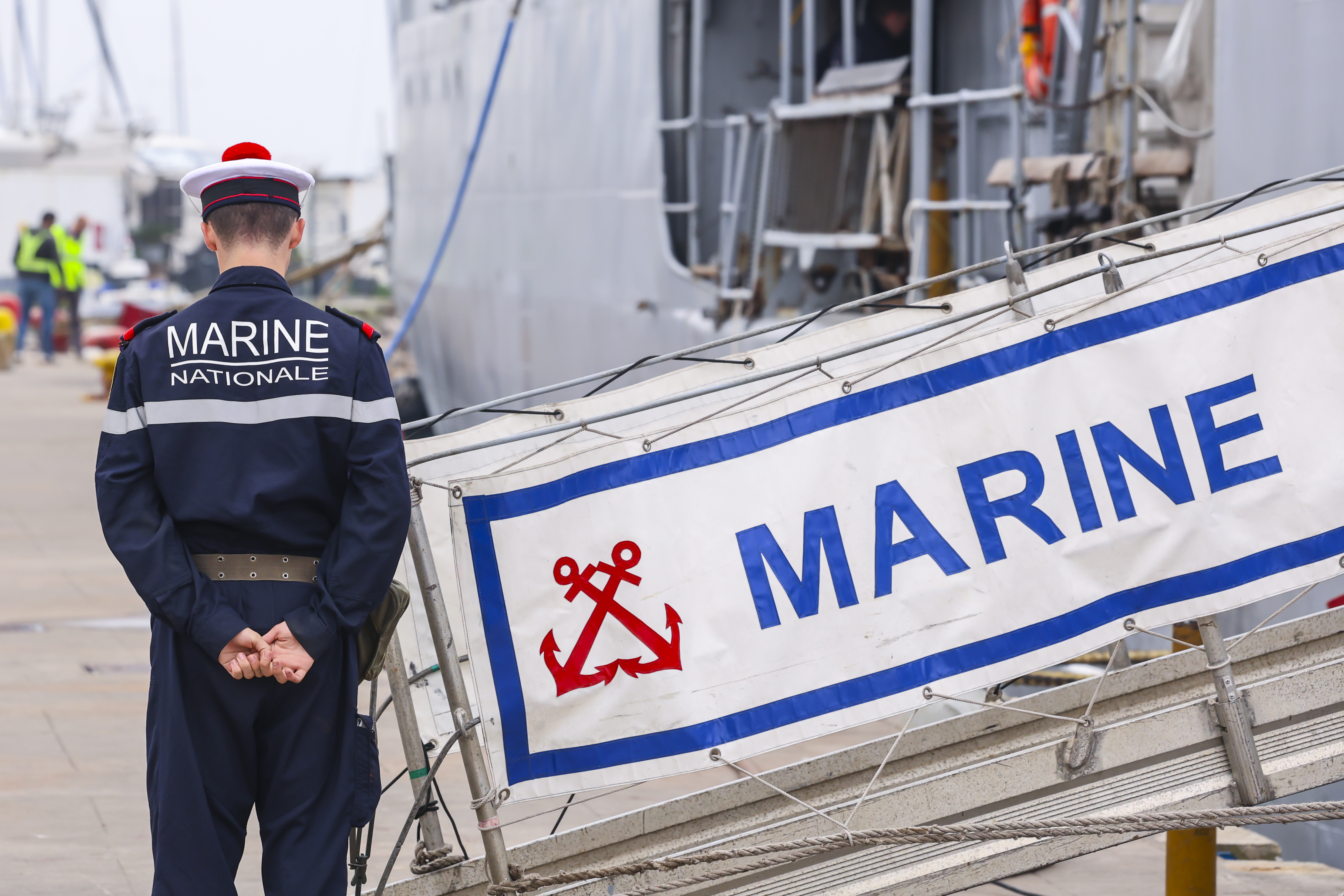 Patruljna ladja francoske mornarice Commandant Bouan (Foto: Tomaž Primožič/F.A.BOBO)