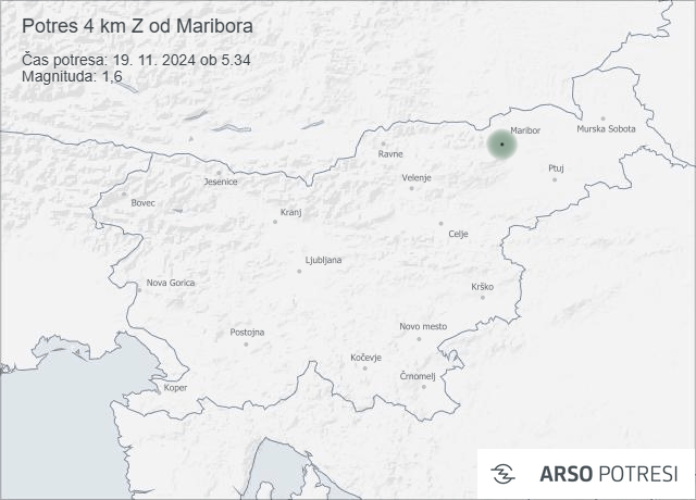 potres, maribor