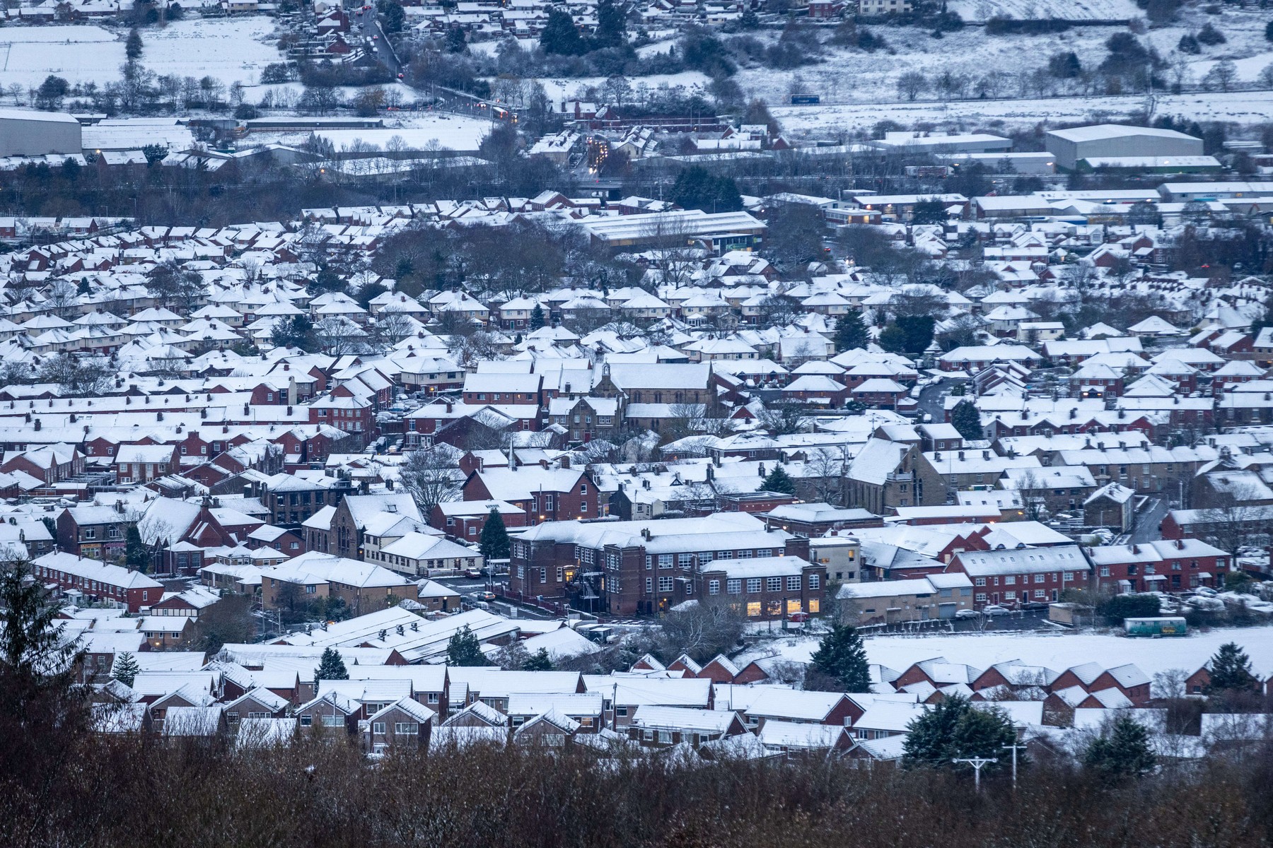 sneg, velika britanija