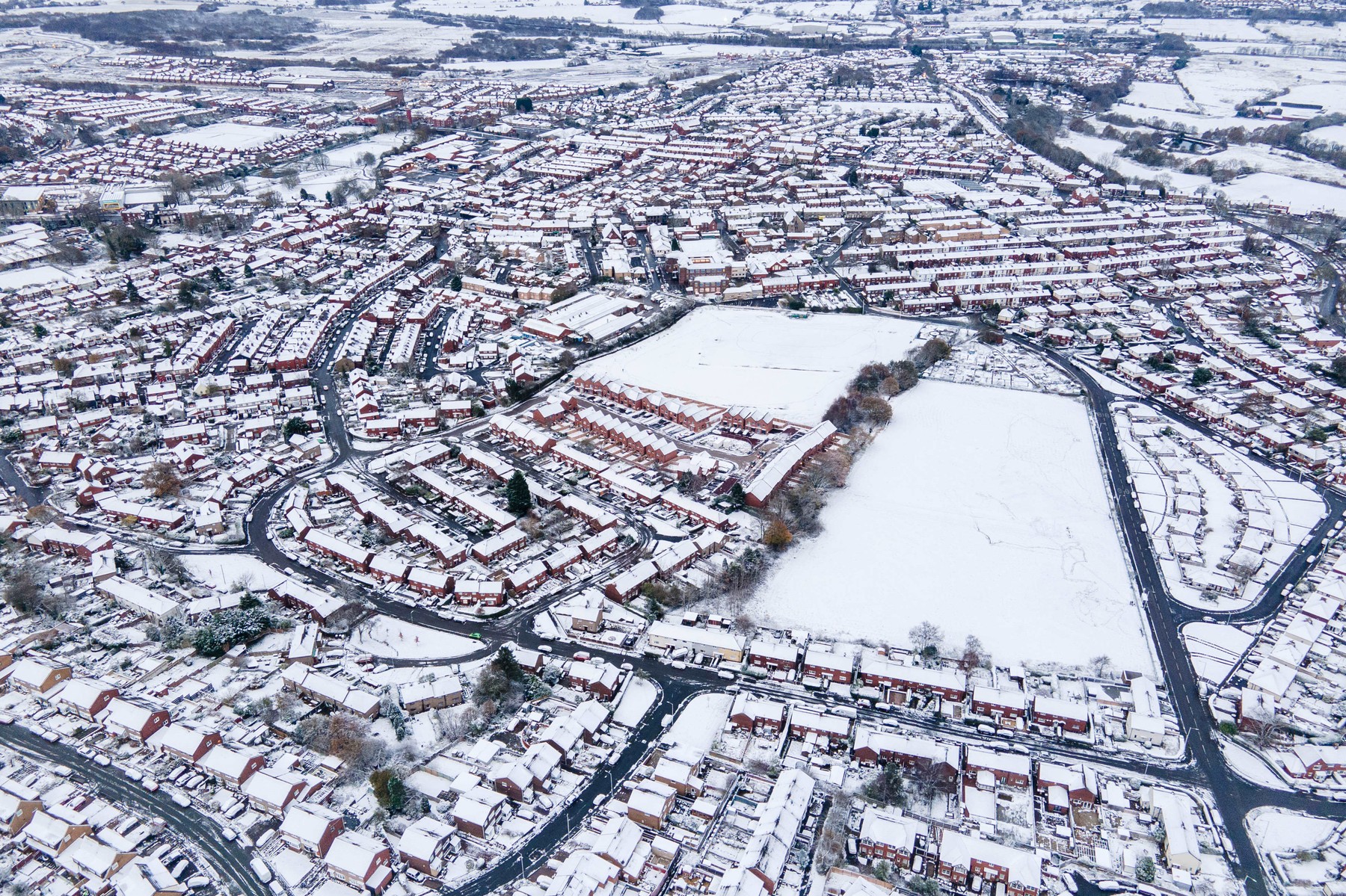 sneg, velika britanija