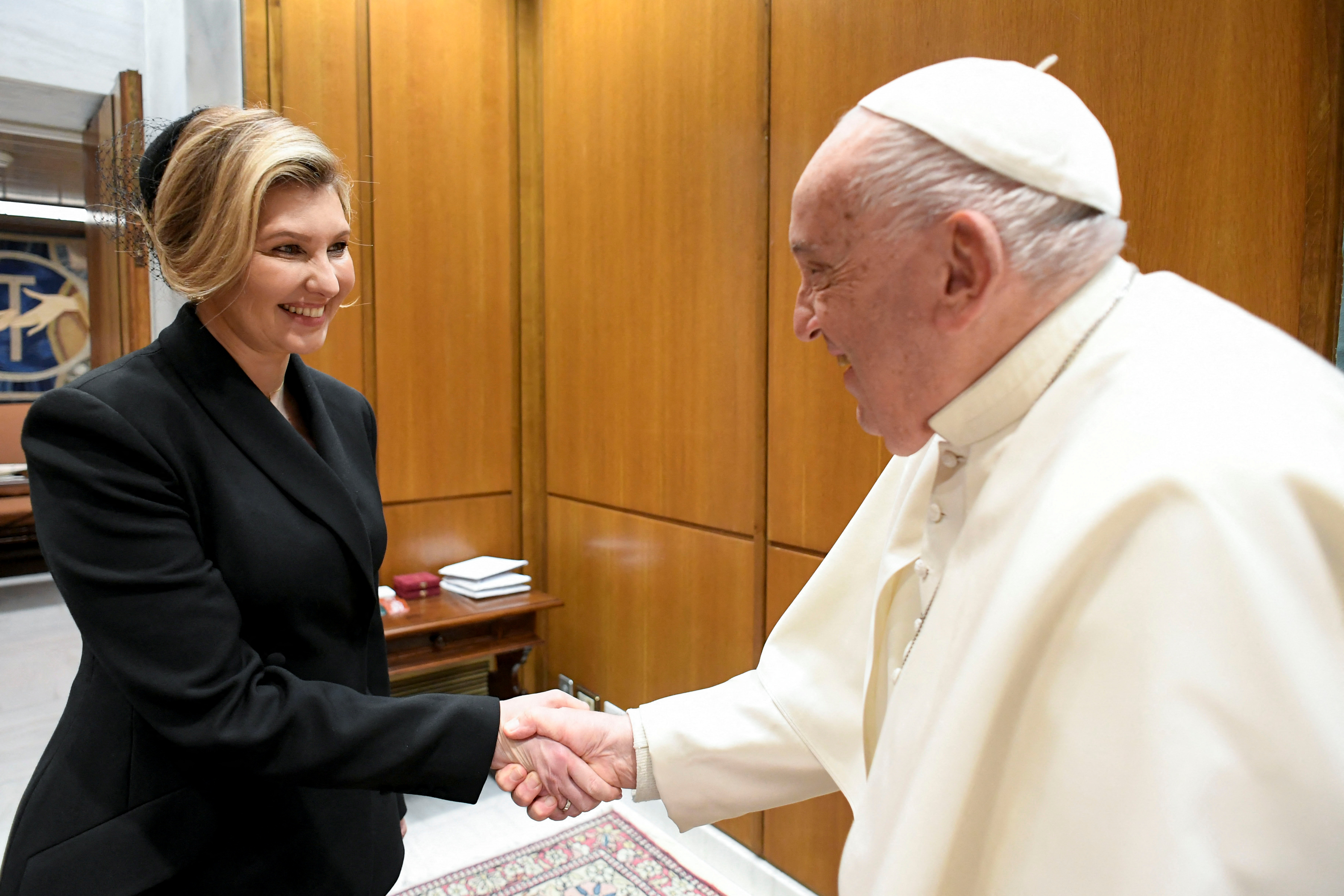 Olena Zelenska, papež