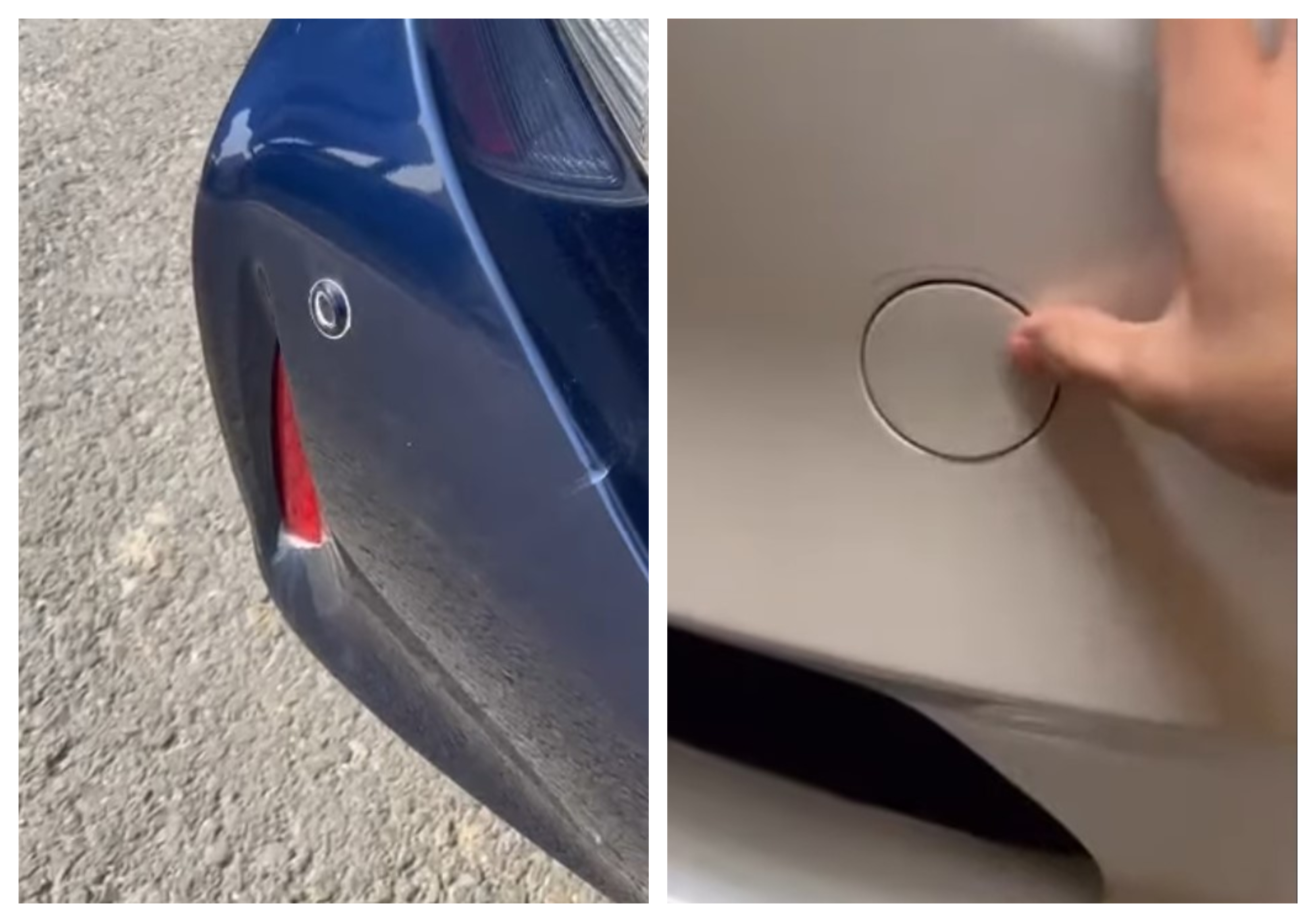 avtomobil, odbijač, krogci, senzorji