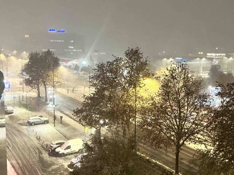 Sneg je pobelil Sarajevo. (Foto: N1