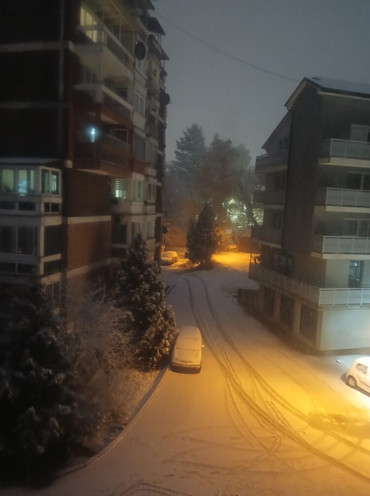Sneg v Banja Luki. (Foto: N1)